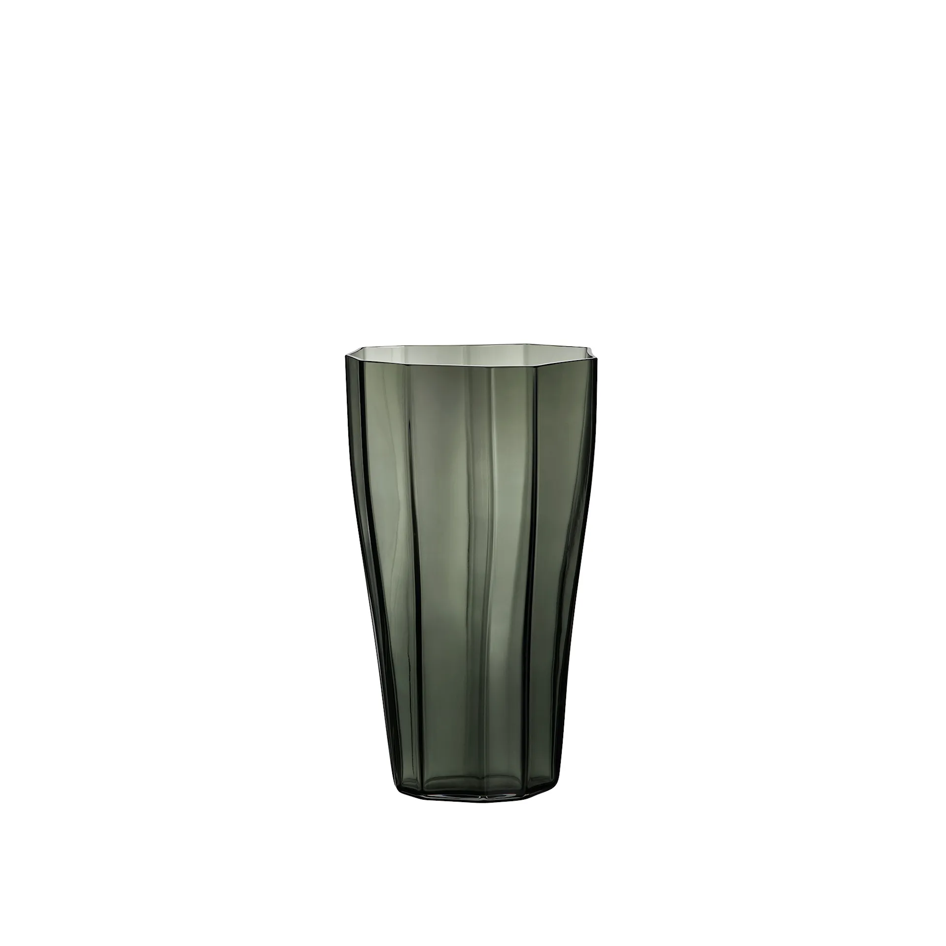 Reed Vase Smokey Green - Orrefors - Monica Förster - NO GA