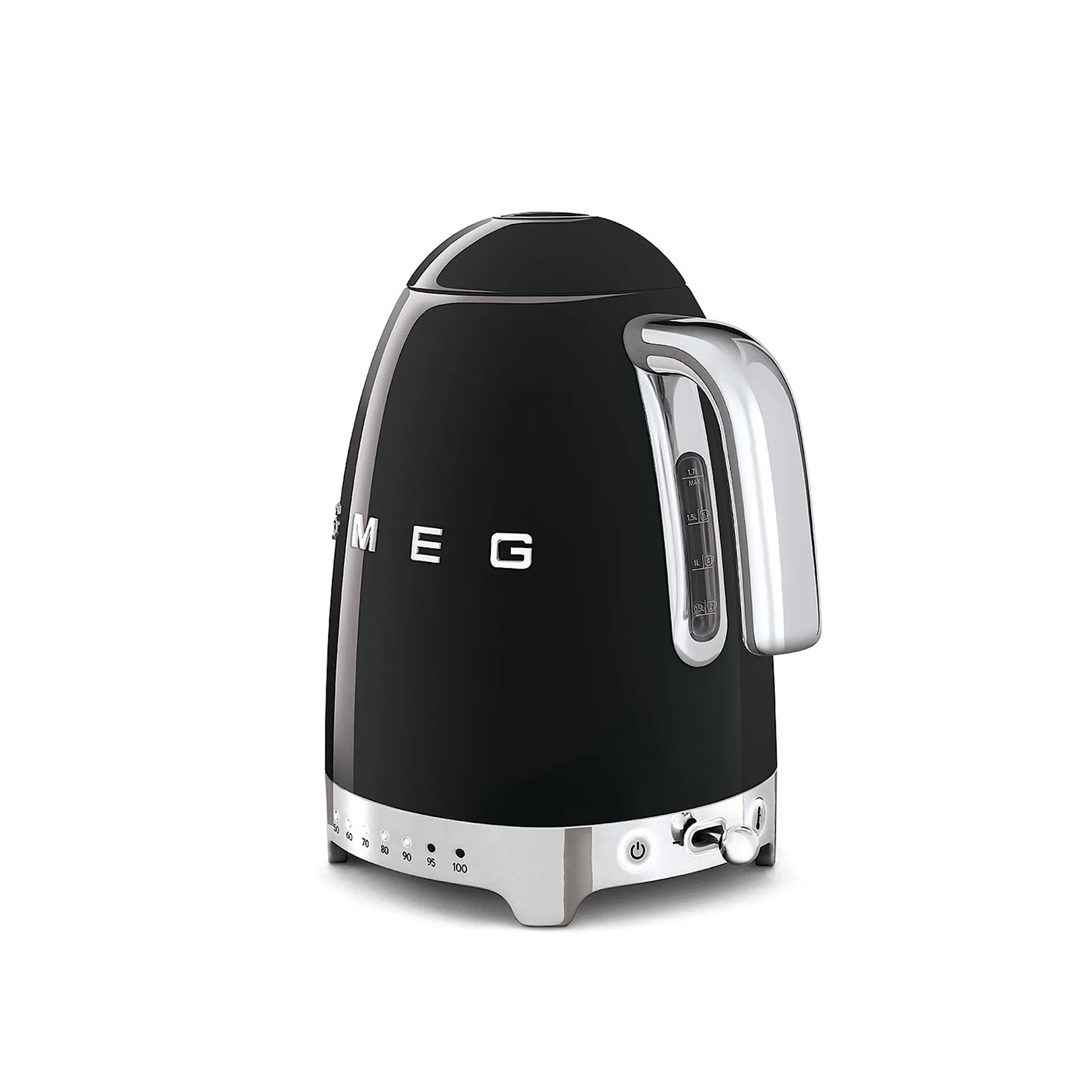 Smeg Variable Temperature Kettle Black - Smeg - NO GA