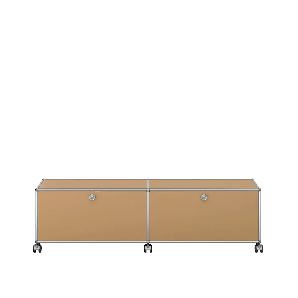 USM Haller 43 Low media unit, USM Beige