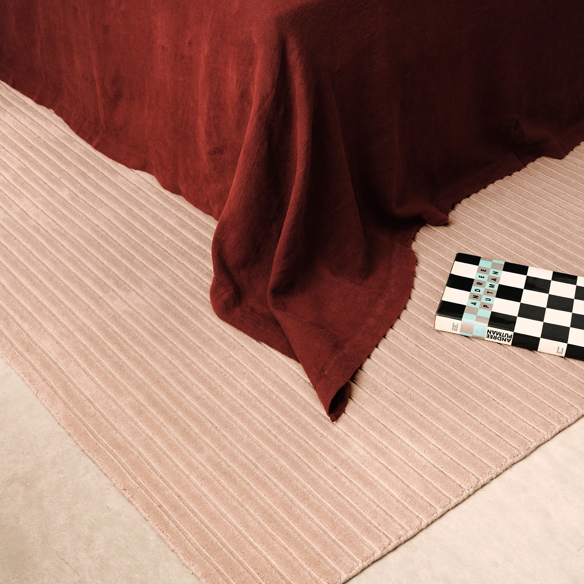 Park 02 Rose Wool Rug - 3