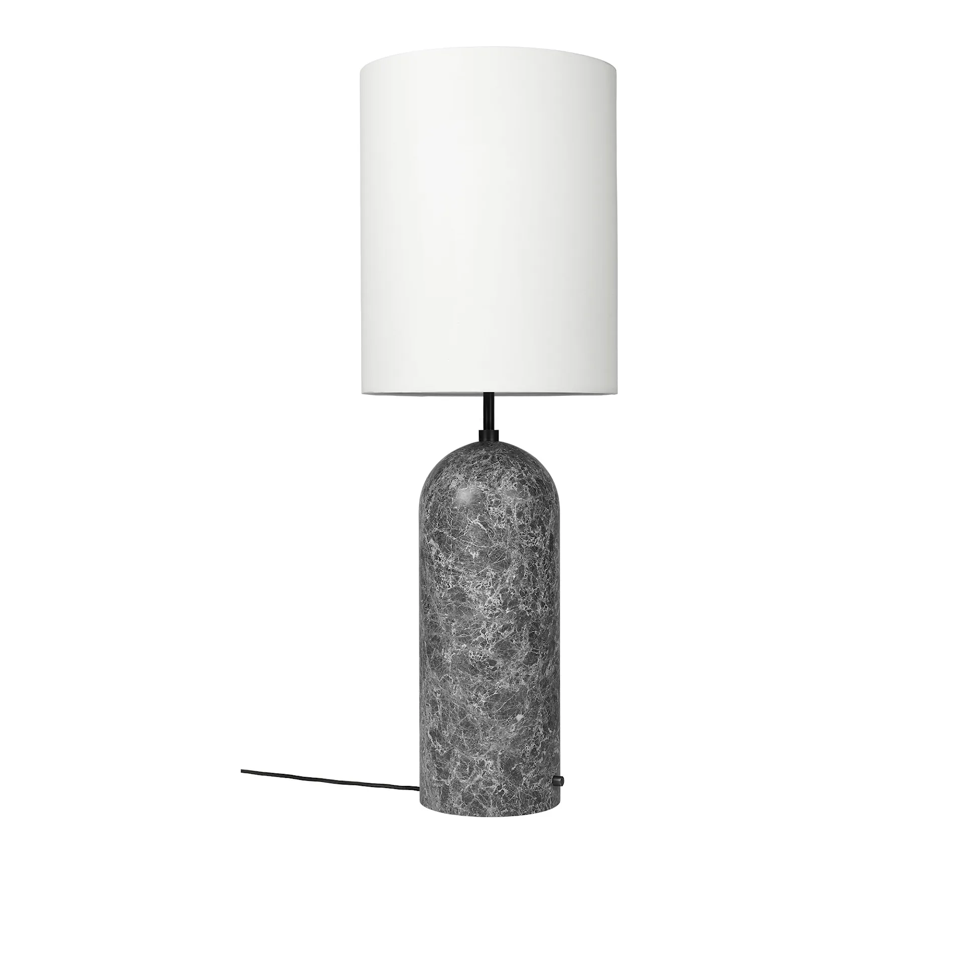 Gravity Floor Lamp XL High - Grey Marble/White - Gubi - NO GA