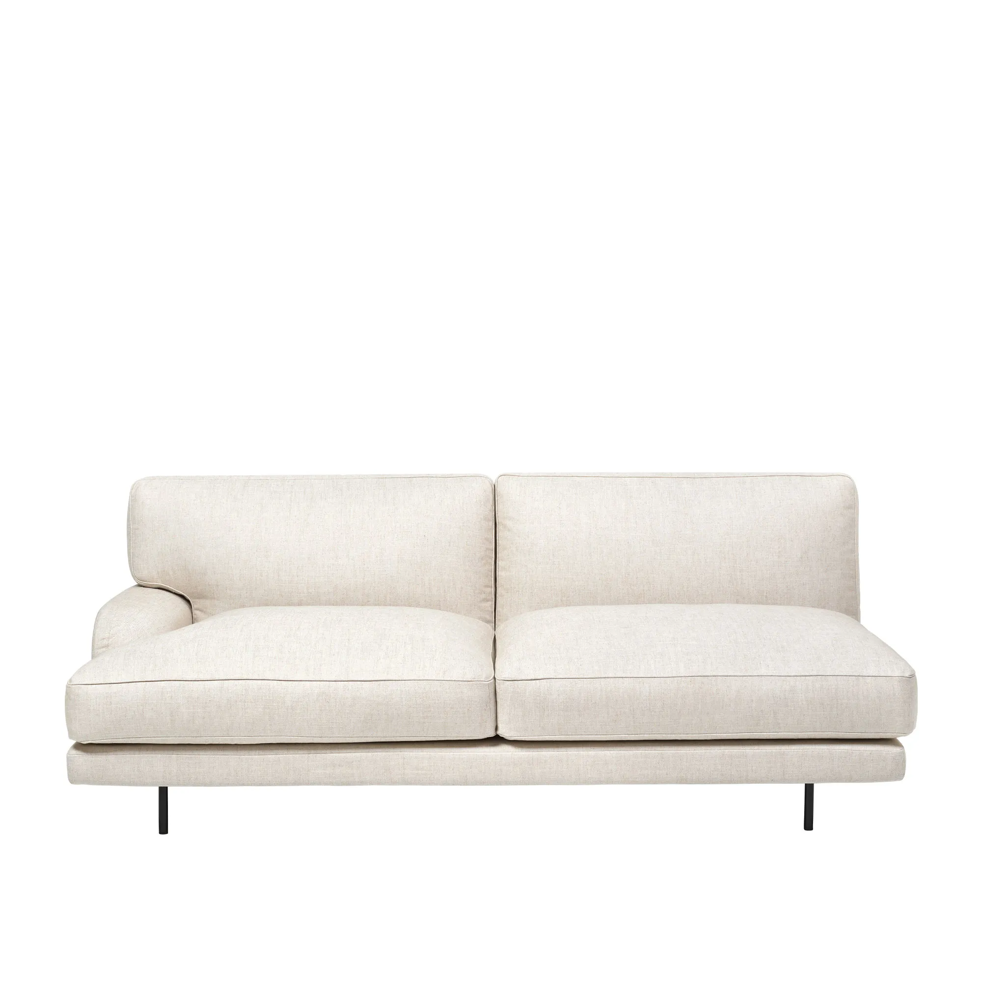 Flaneur 2-Seater Sofa Matt Black - 5