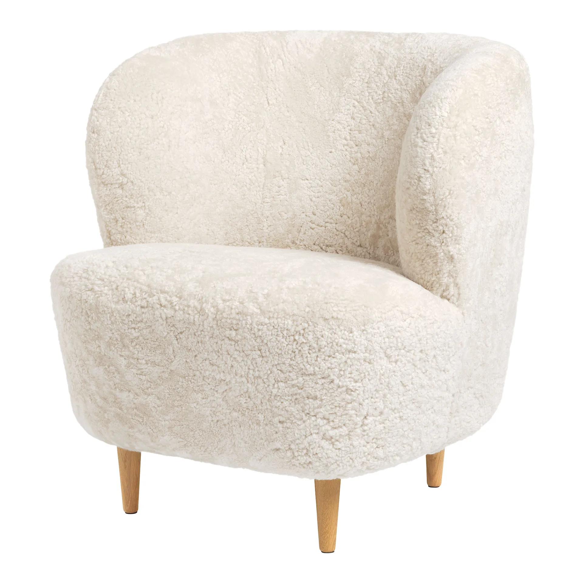 Stay Lounge Chair - Sheepskin - Gubi - NO GA