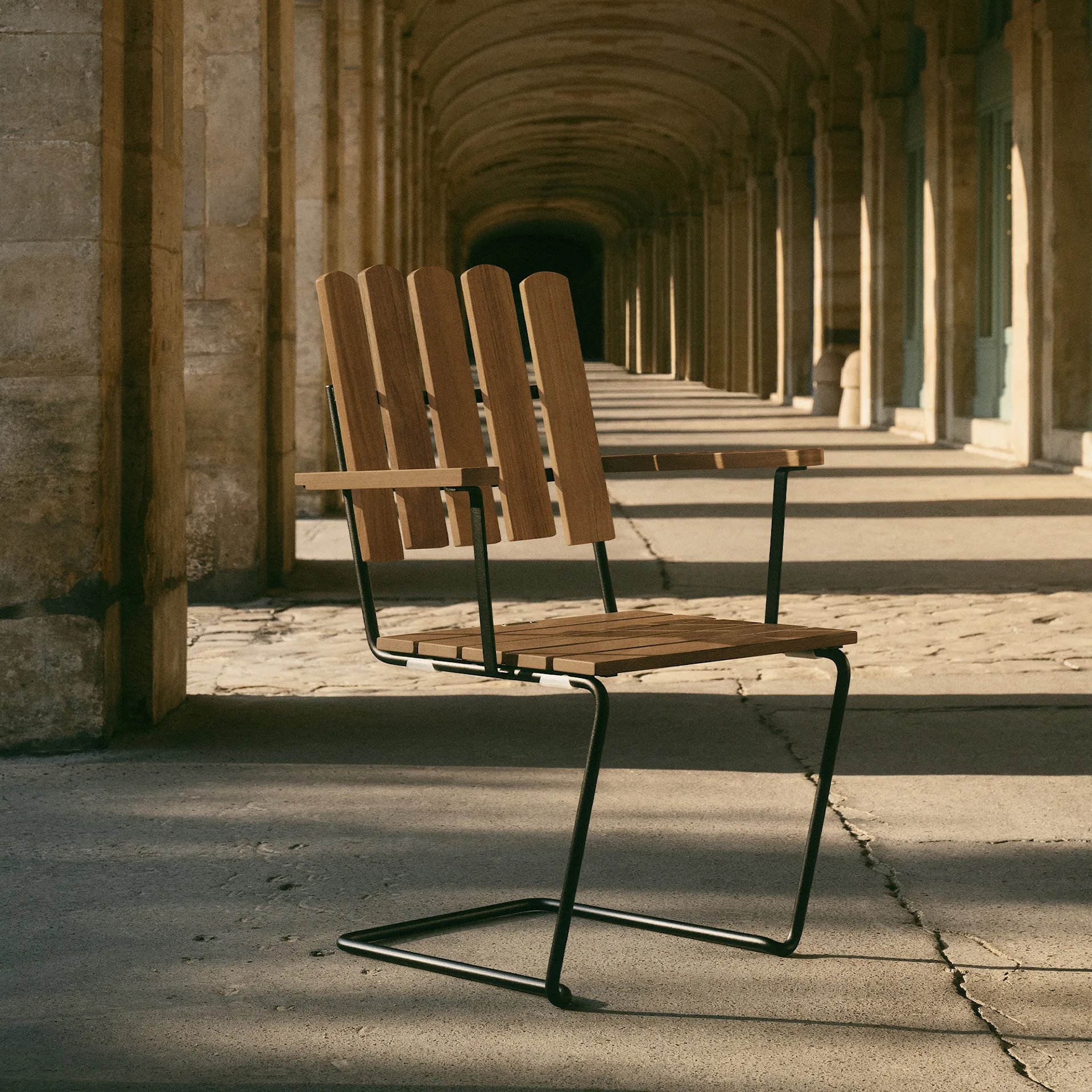 A2 armchair black frame - Grythyttan Stålmöbler - NO GA