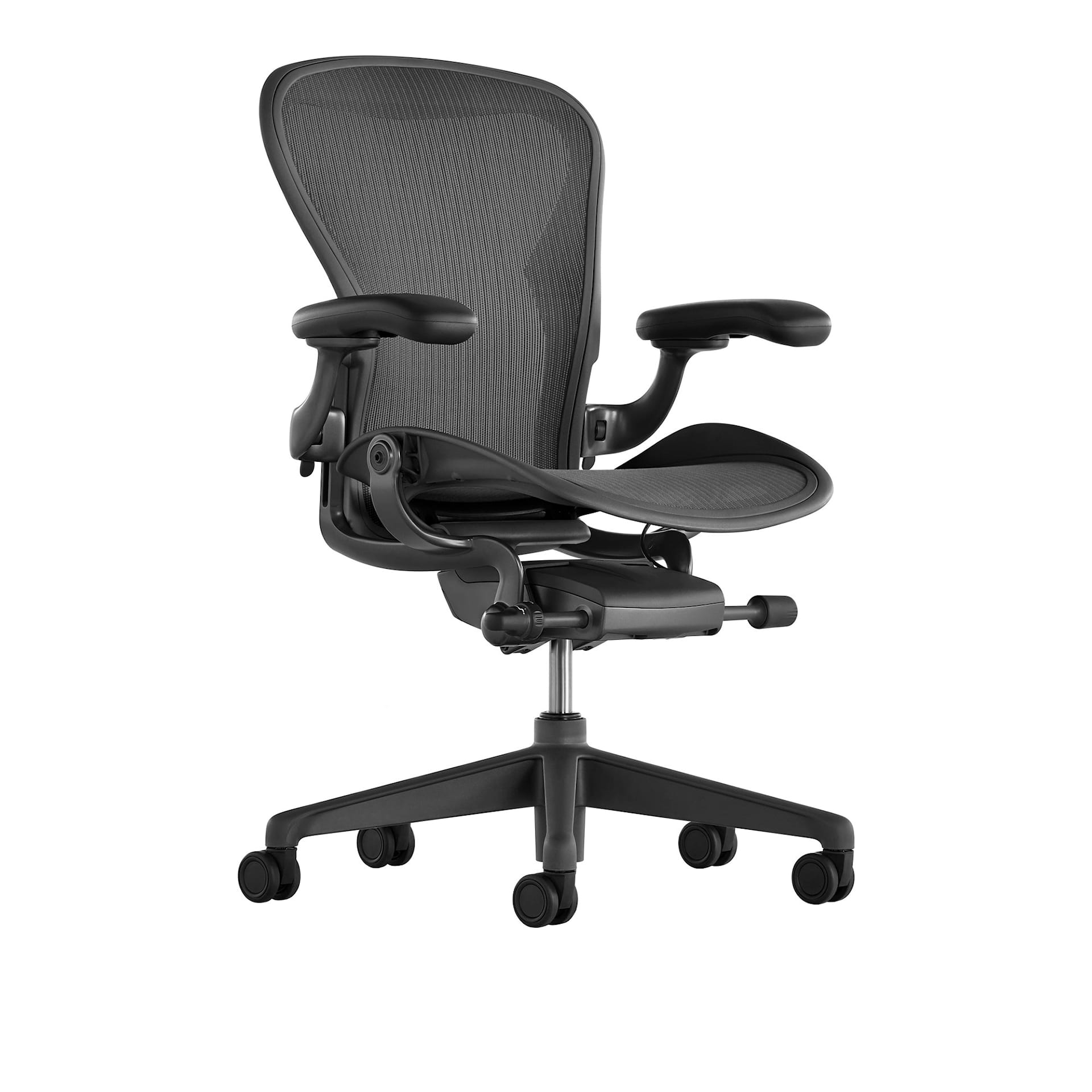 Aeron Chair Basic Back Support - Graphite/Graphite - Herman Miller - NO GA