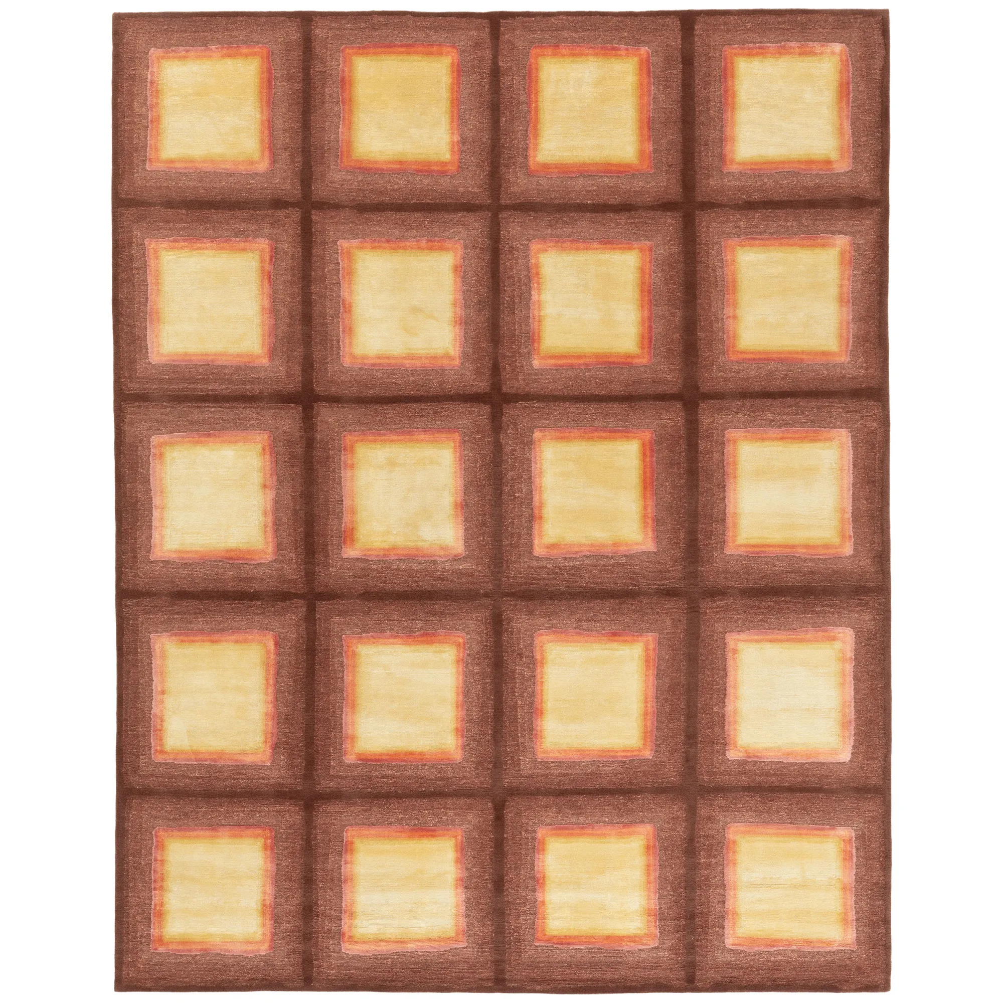 Composition 2 wool rug - 1