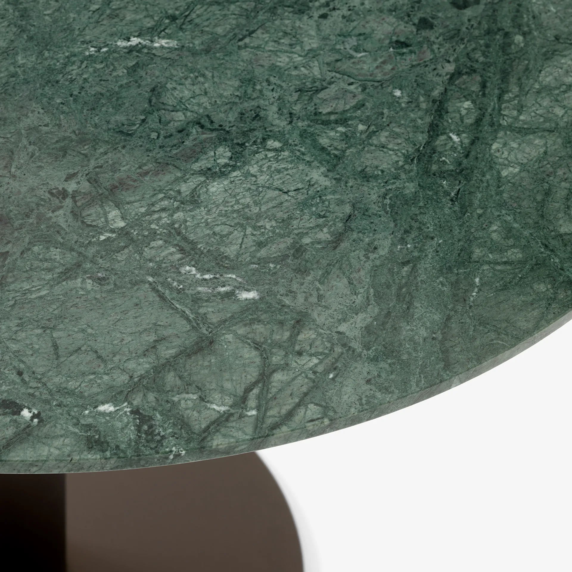 In Between Dining Table SK12 Marble Verde Guatemala Top - &Tradition - NO GA