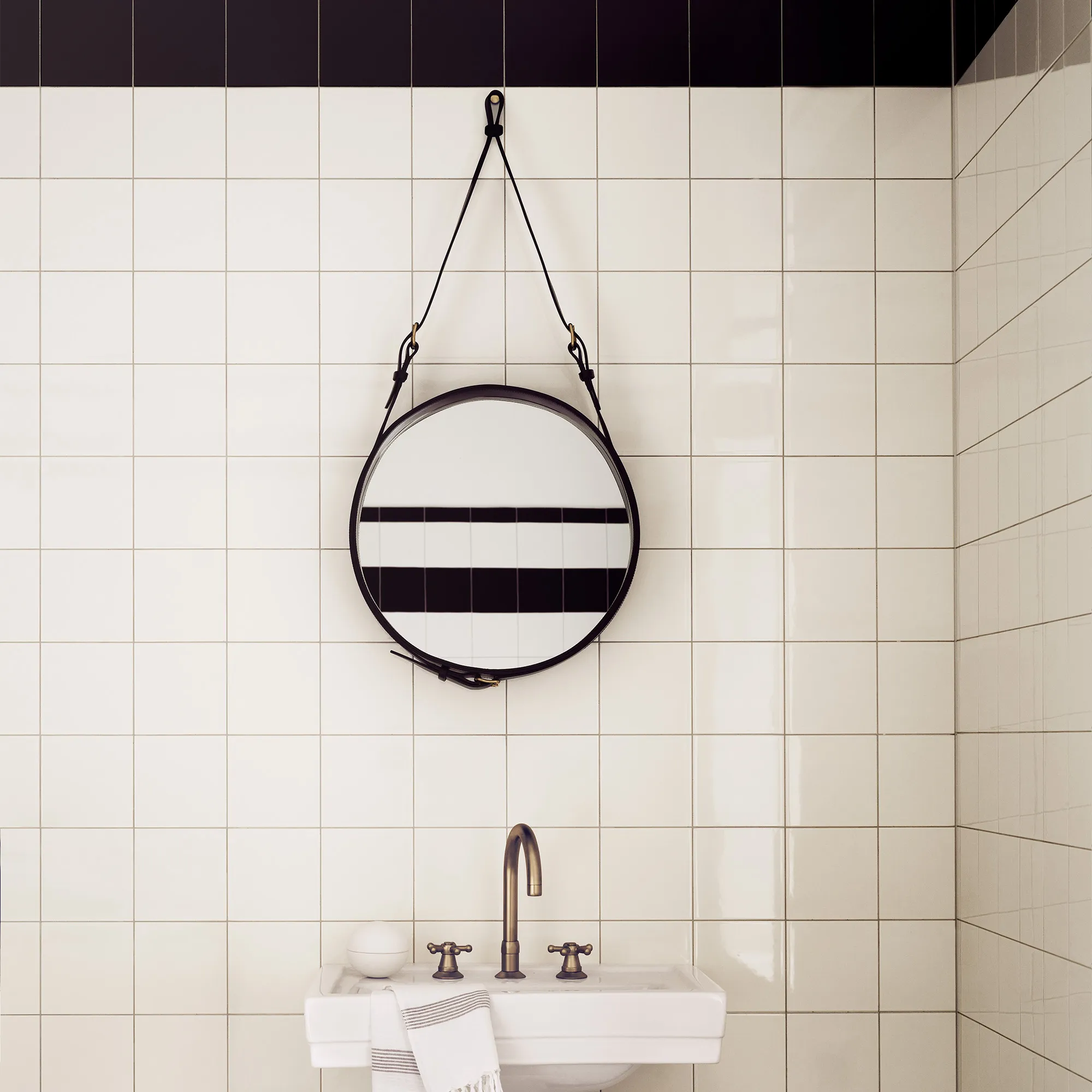 Adnet Circulaire spiegel Ø70 cm - 3