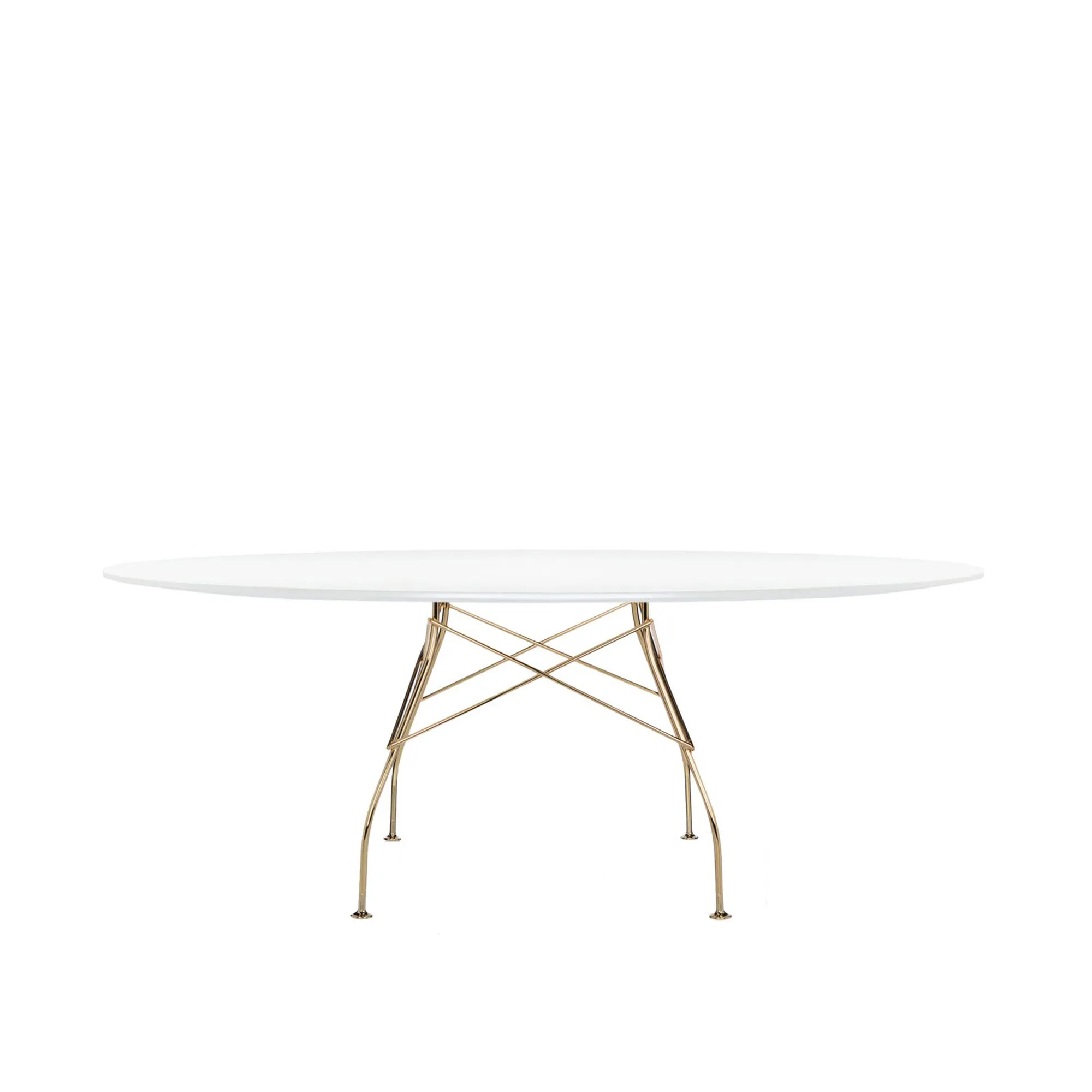 Glossy Oval Table - 1
