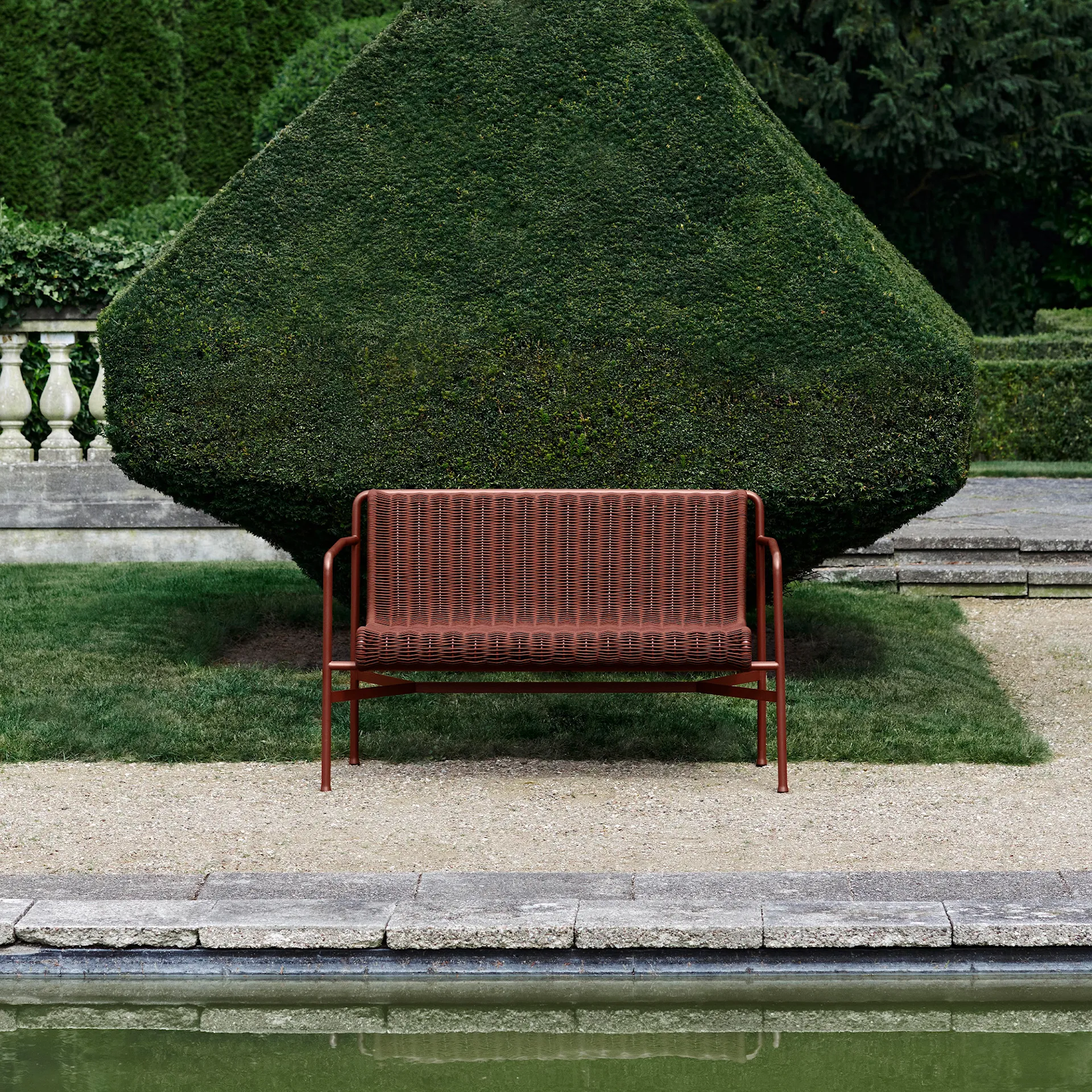 Palissade Cord tuinbank met armleuningen - HAY - Ronan & Erwan Bouroullec - NO GA