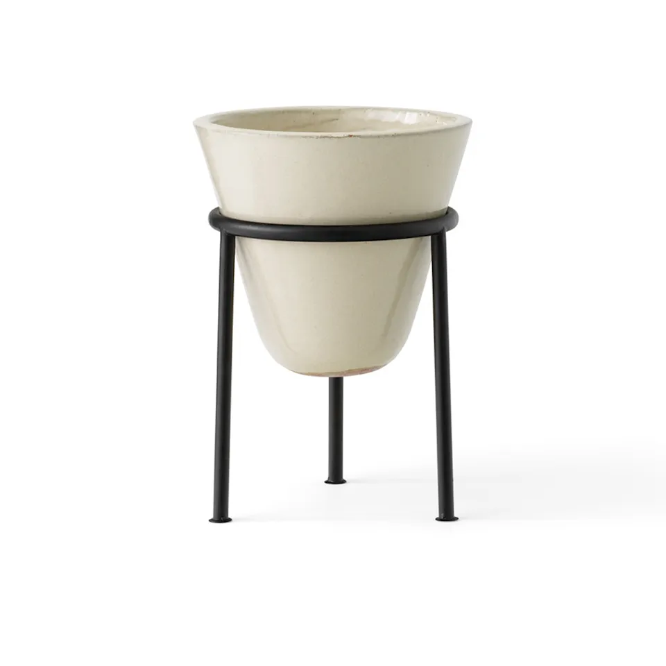 Daiza Planter, H35/Ø25, Ivory