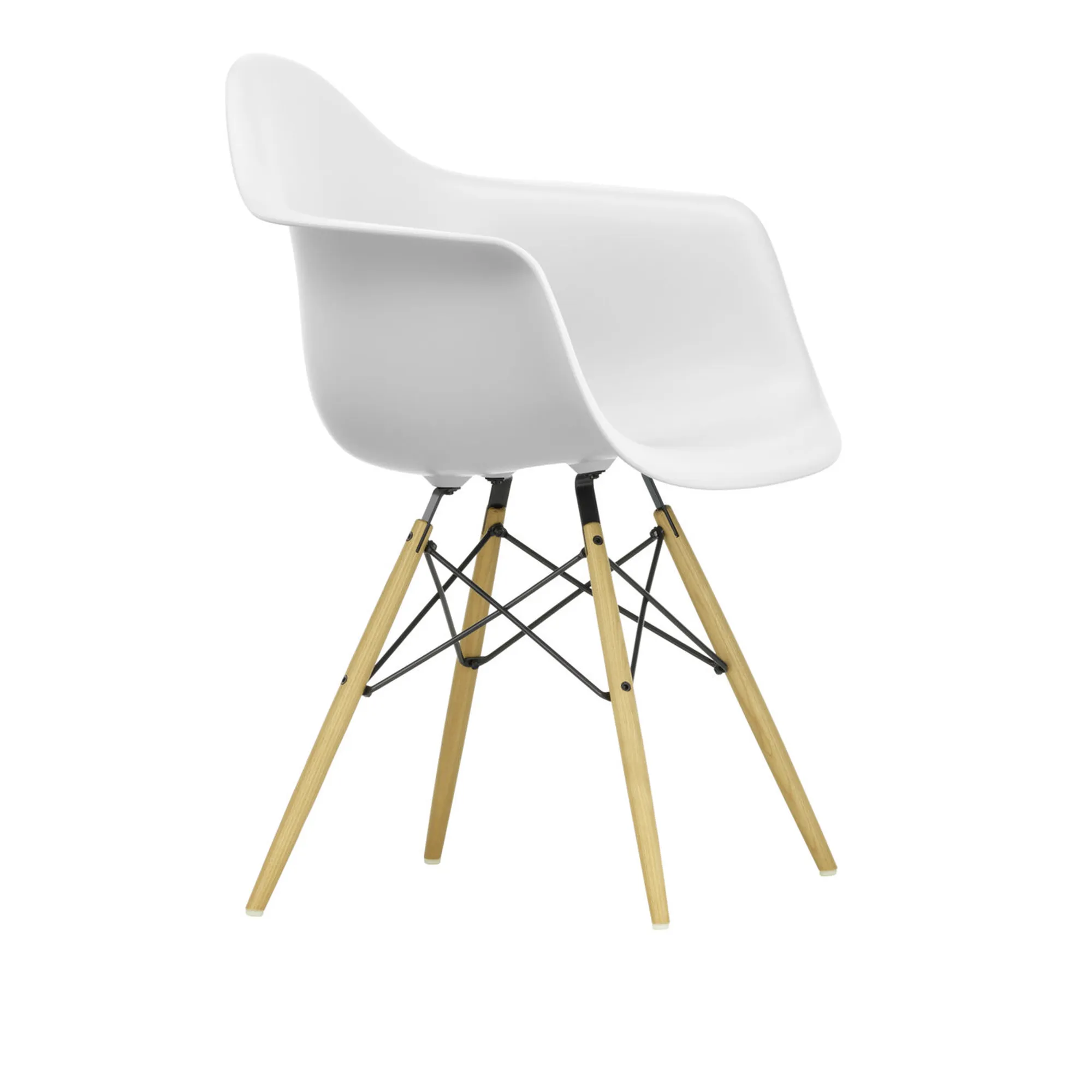 Eames RE Plastic Armchair DAW spisestuestol Ash Honey Tone - 1