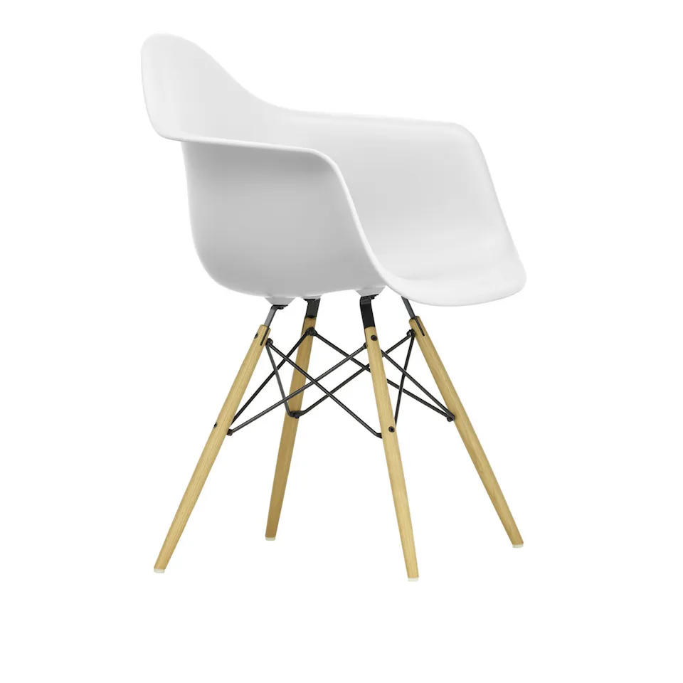 Eames RE Plastic Armchair DAW spisestuestol Ash Honey Tone