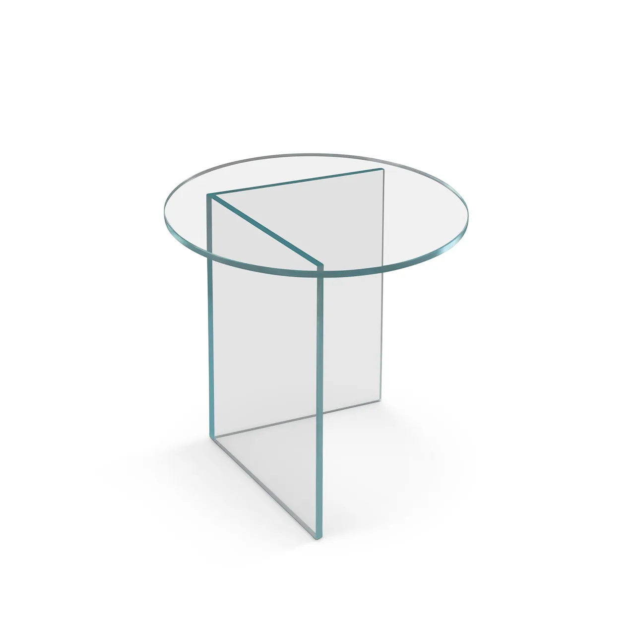 Pond Lounge Table Small - Grey Glass