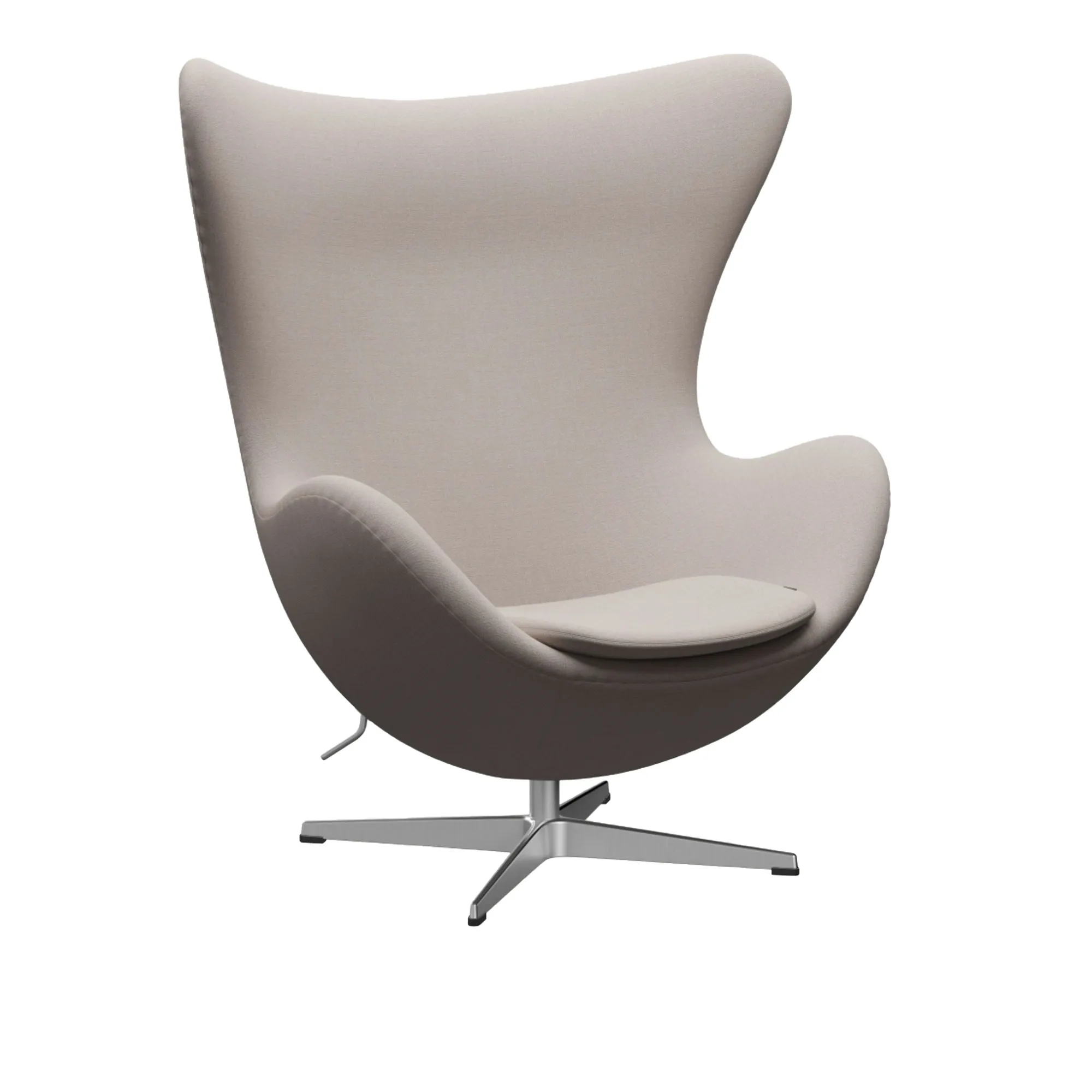 3316 Egg Lounge Chair Satin Polished - 1