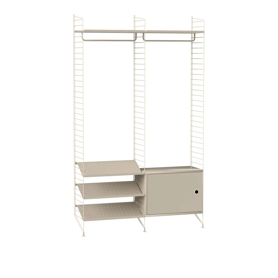 Hall shelving system S beige