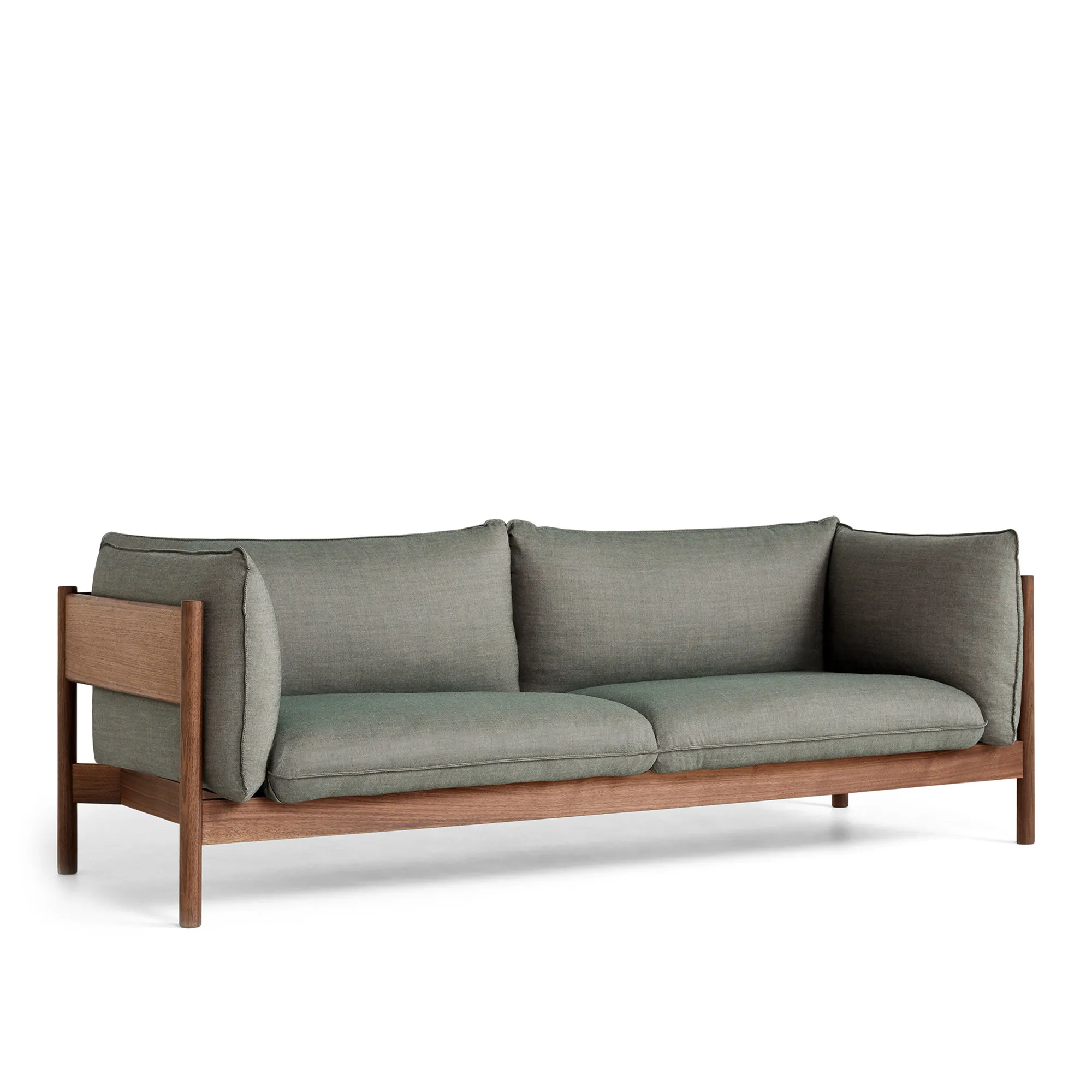 Arbour Eco 3-sitssoffa Oiled Waxed Walnut - 1