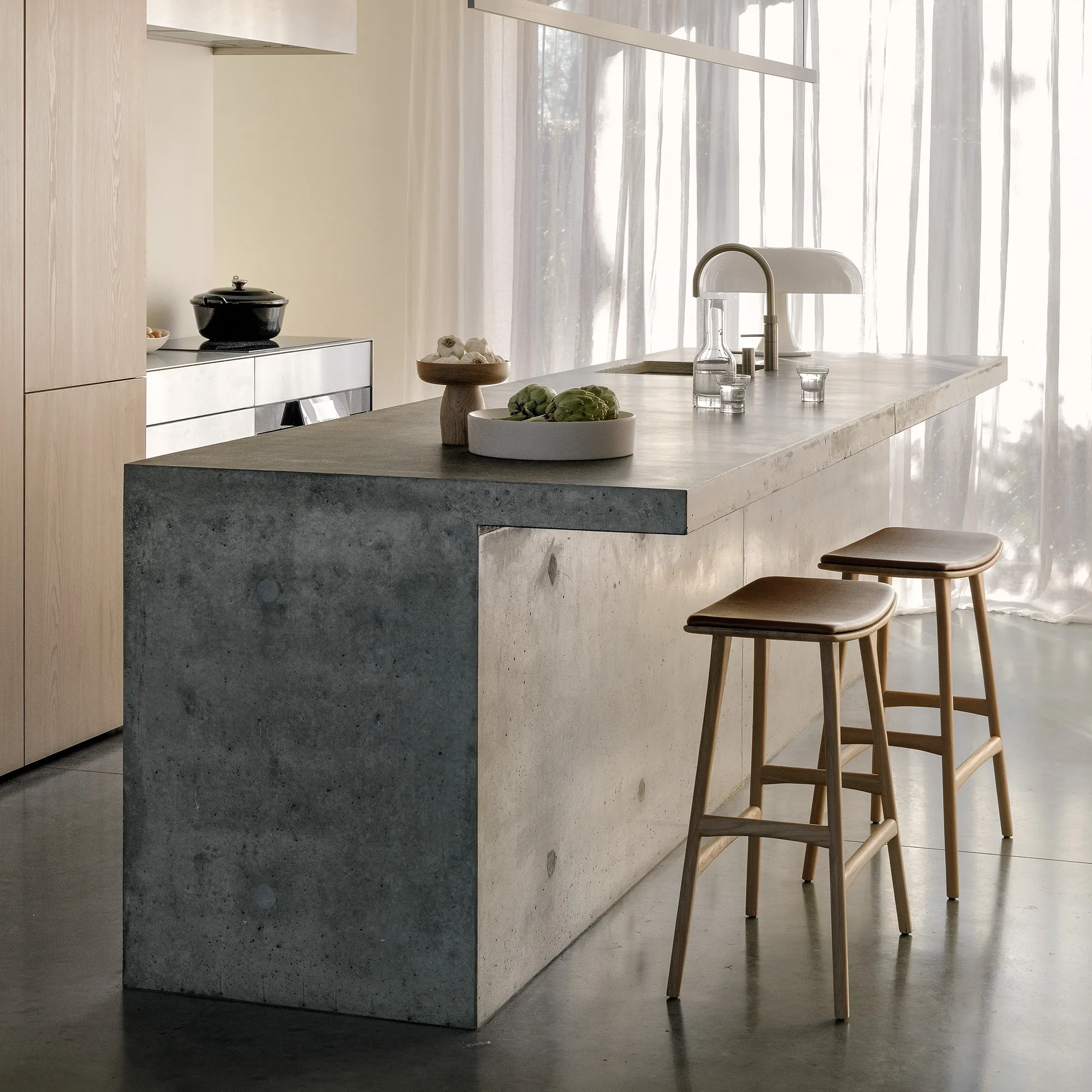 Osso Counter Stool - Upholstered - 3