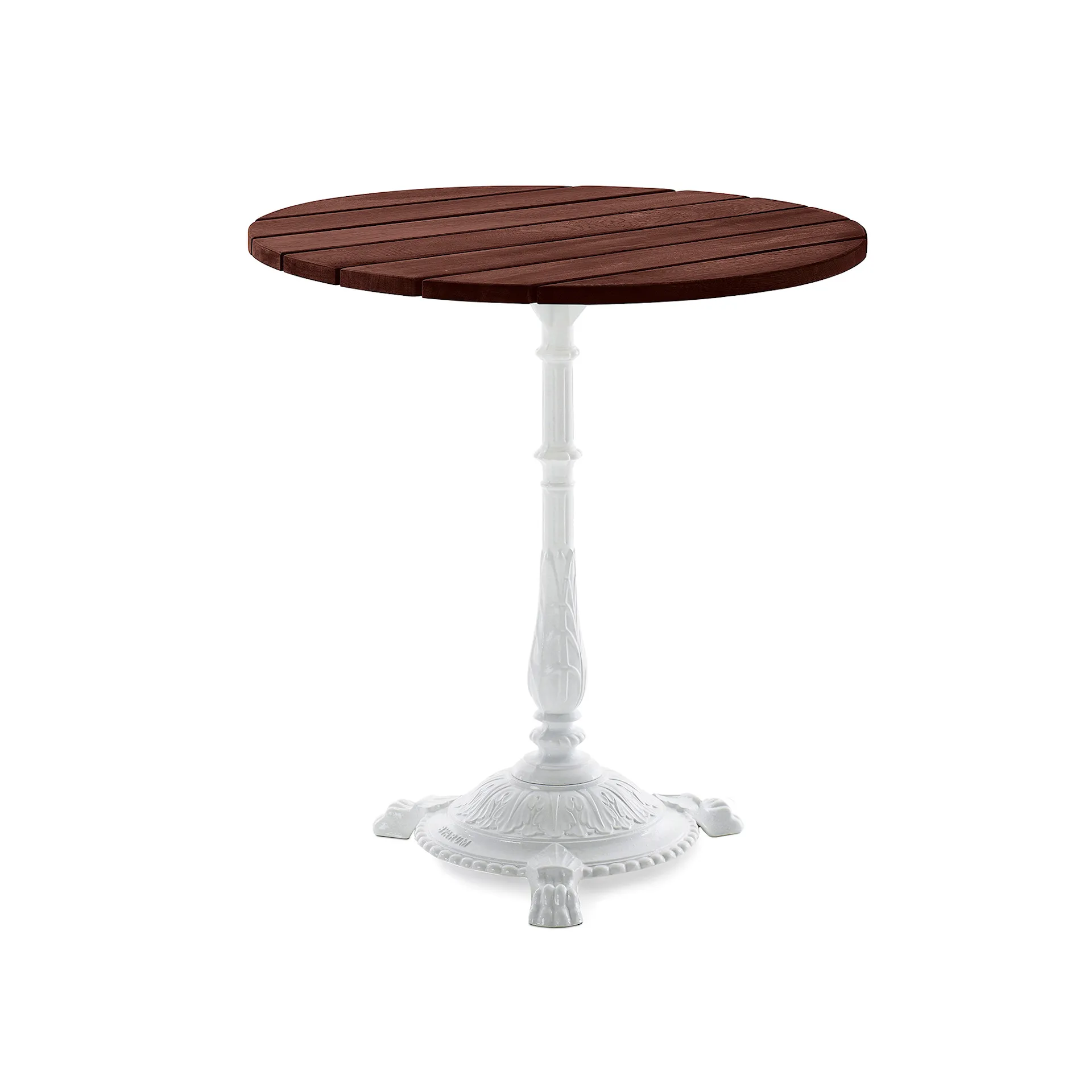 Classic Café Table Brown Lacquered Pine Wood - Byarums Bruk - NO GA