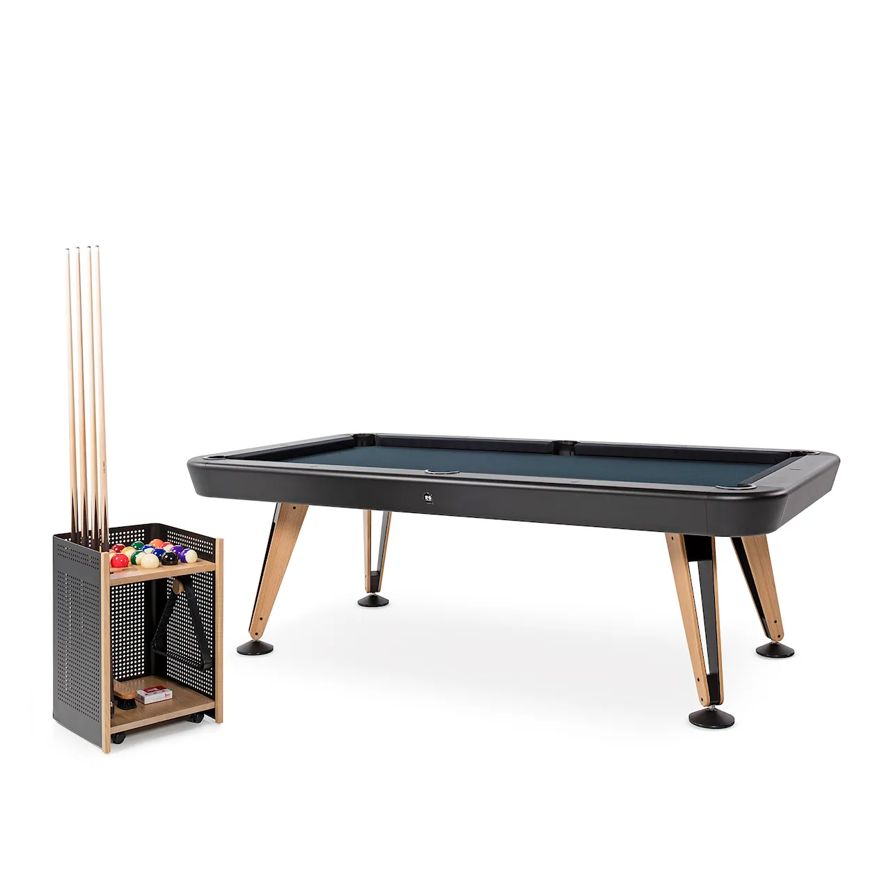 Mou Indoor Floor Cue Rack Oak