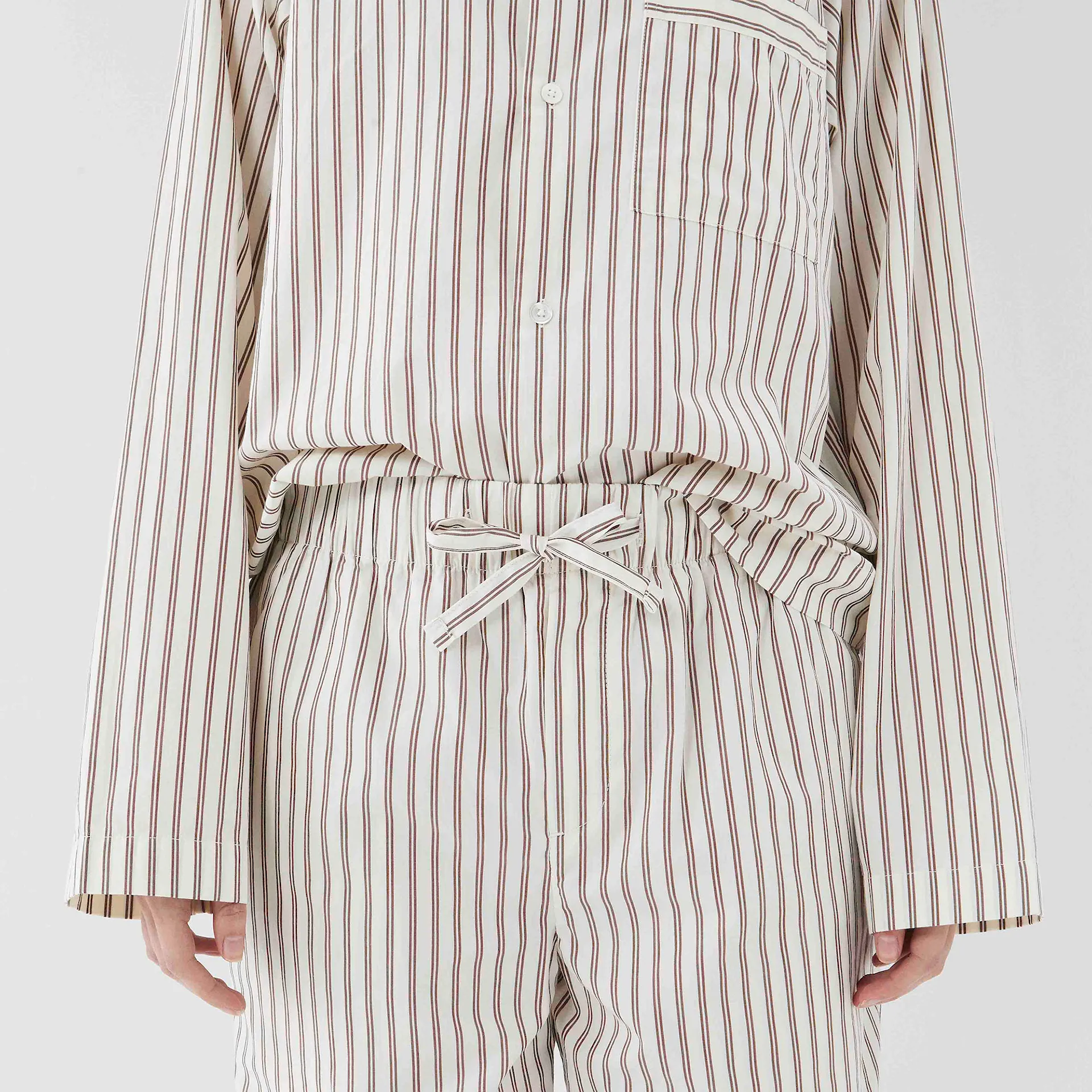 Poplin Sleepwear Pants Hopper Stripes - TEKLA - NO GA