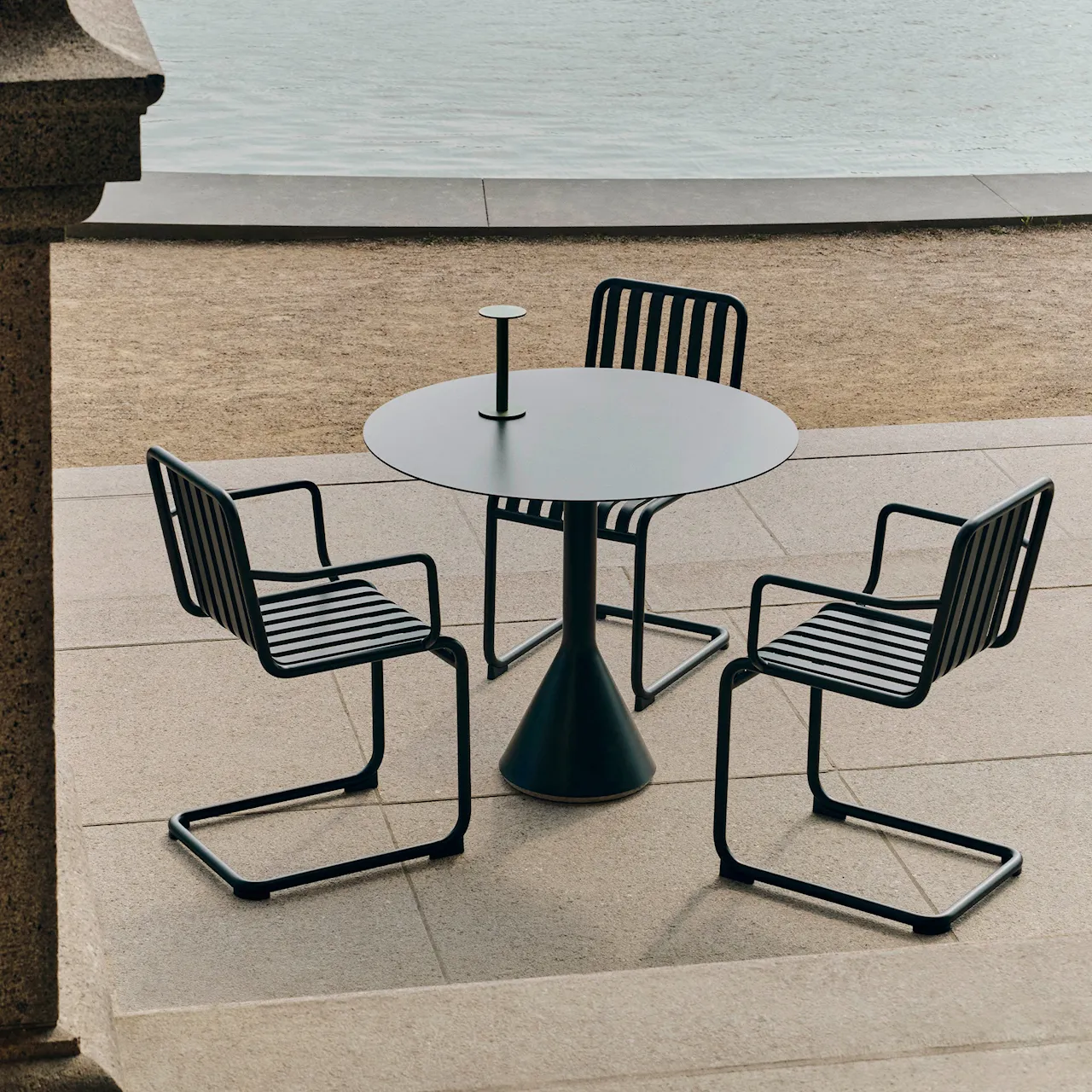 Palissade Cantilever fauteuil voor buiten