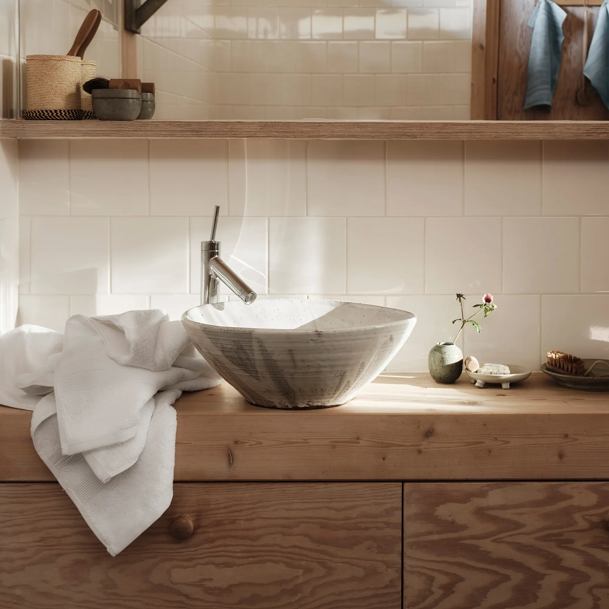 Fontana Organic White Towel - 4
