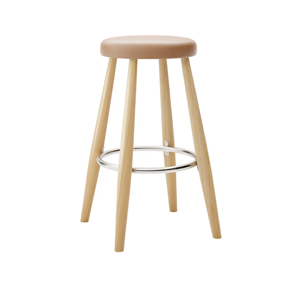 CH58 Low Stool - Oak