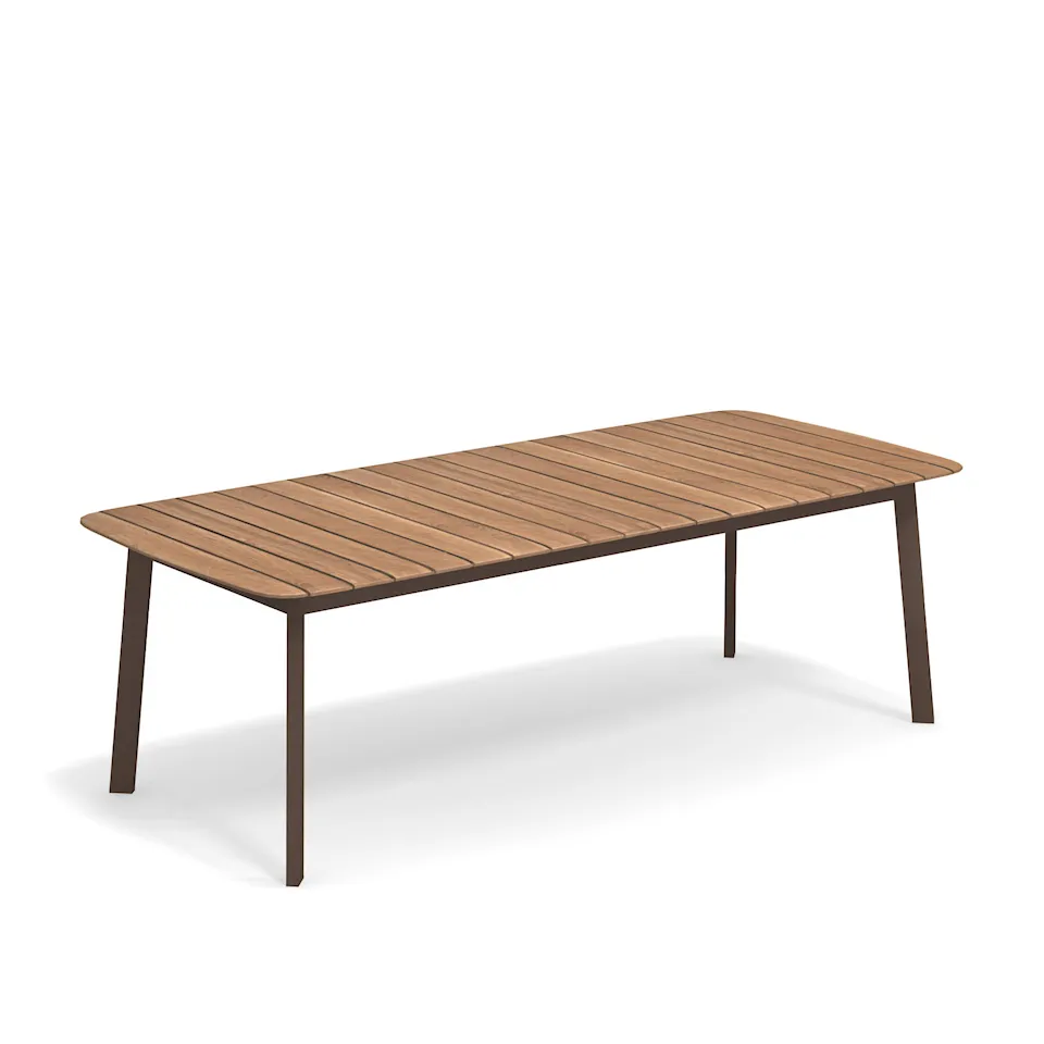 Shine Table 225 cm Indian Brown