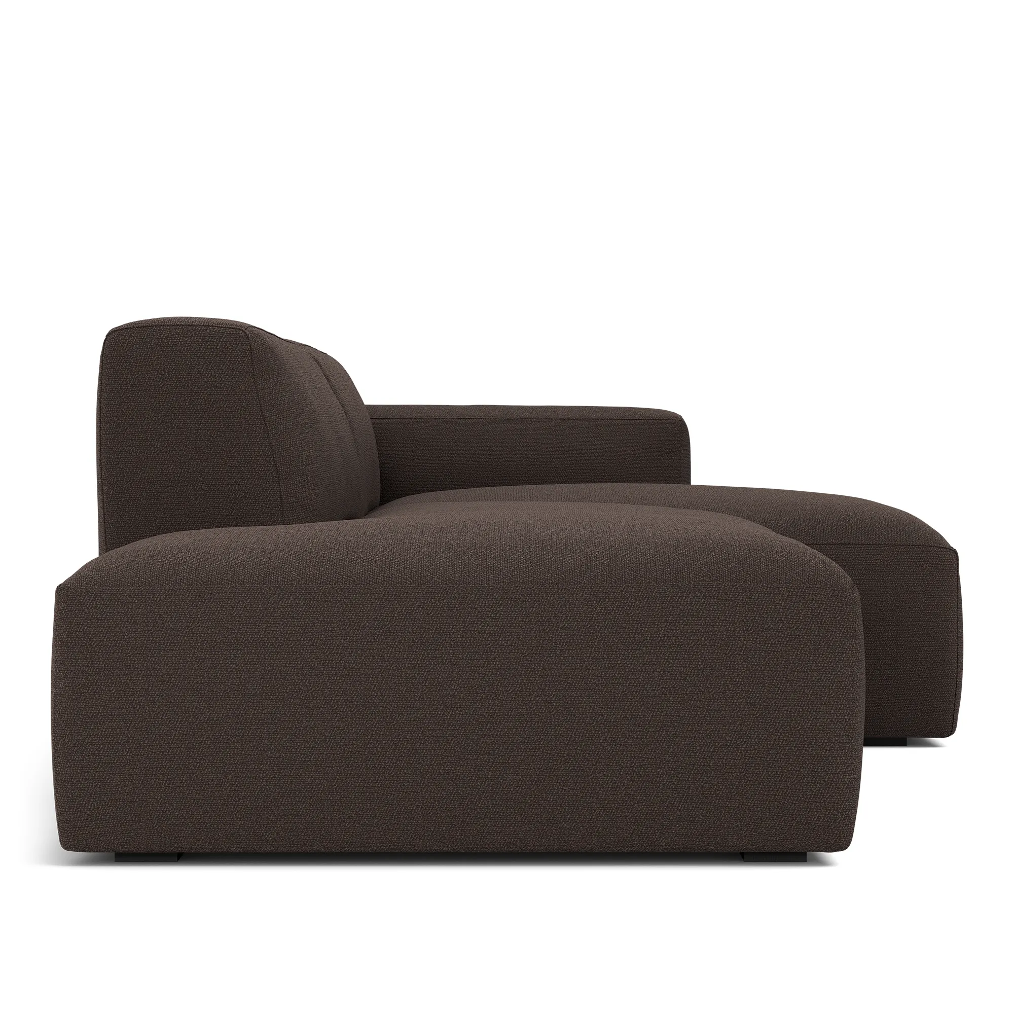 Brick 2-Seater Chaise Lounge Open End Left - 3