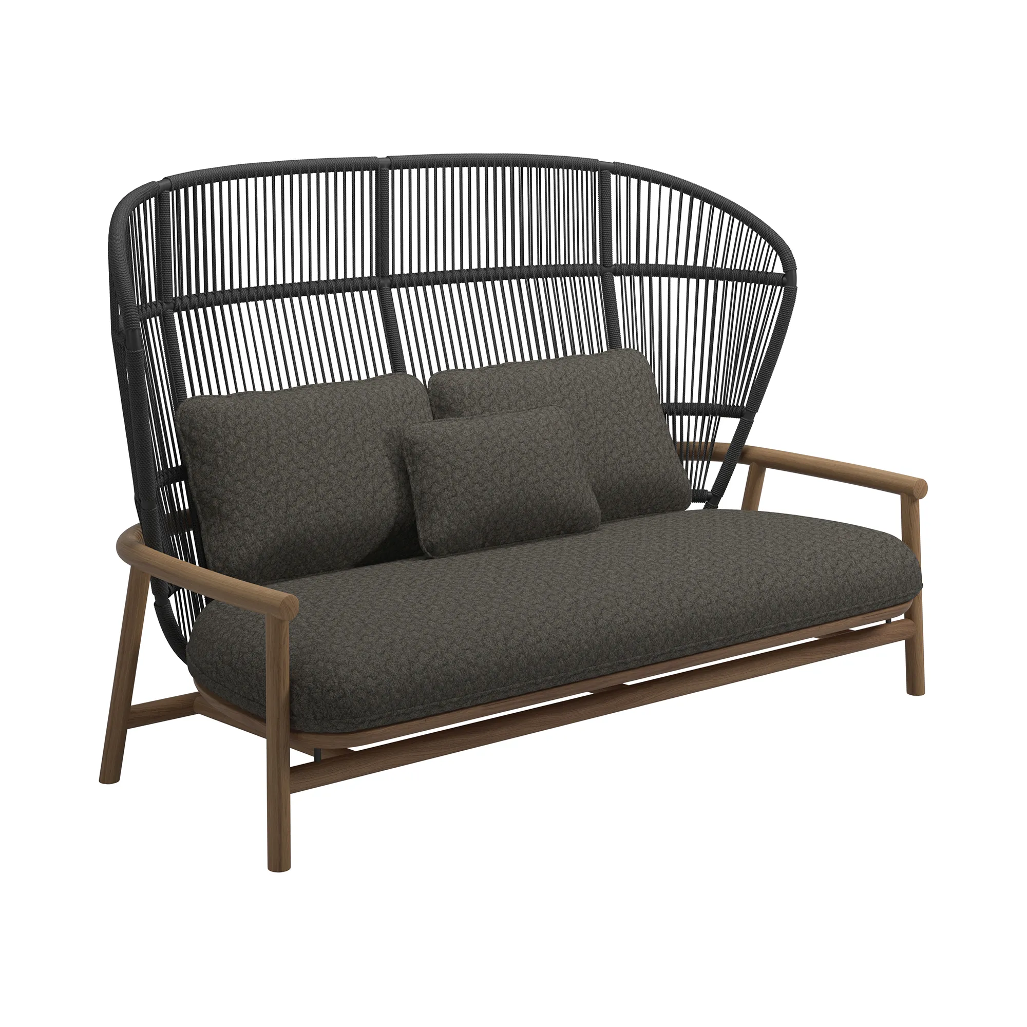 Fern High Back 2-Seater Sofa - 1