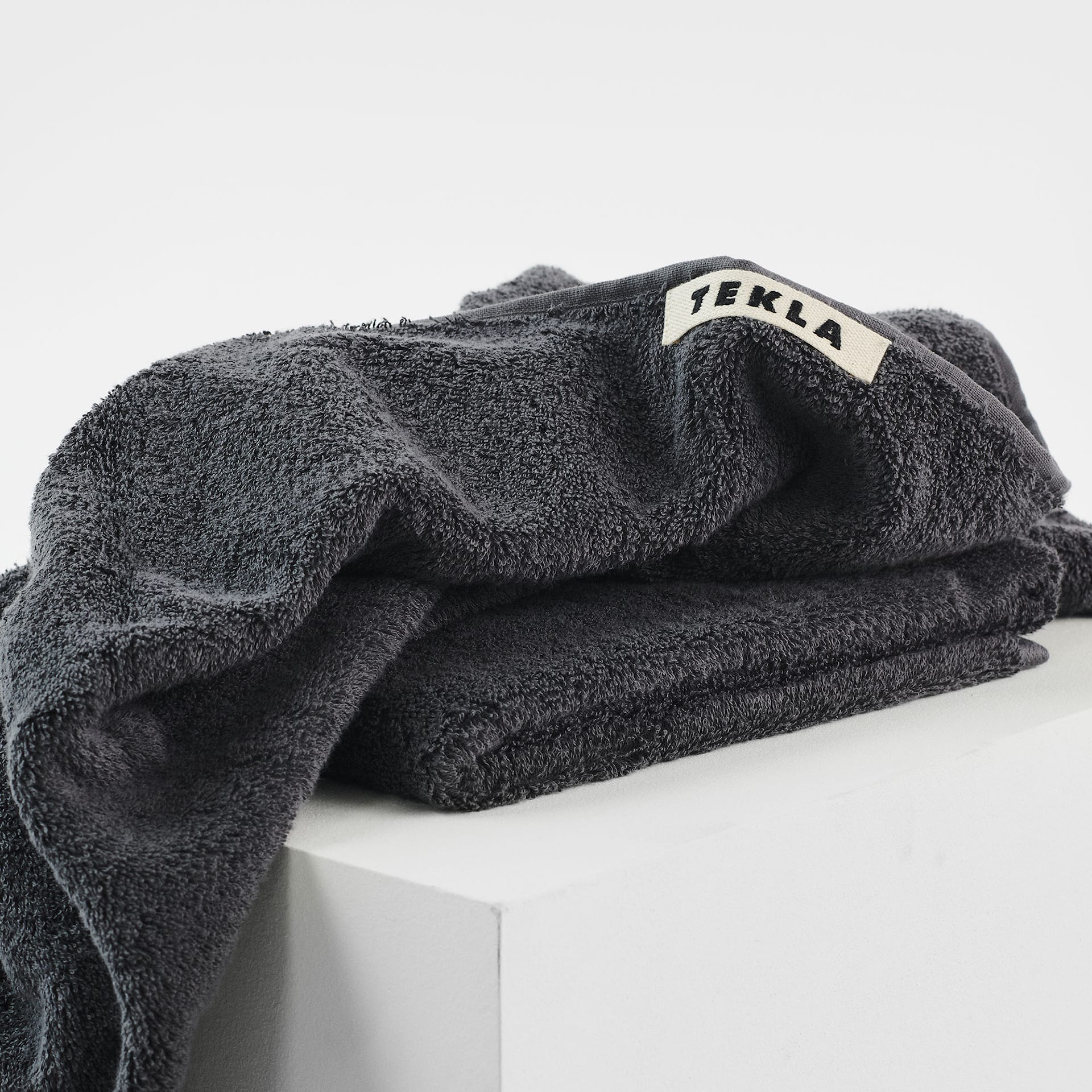 Terry Towel Charcoal Grey - TEKLA - NO GA