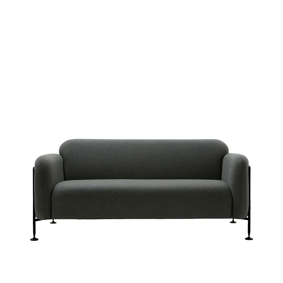 Mega 2 Seater Sofa Black Structure