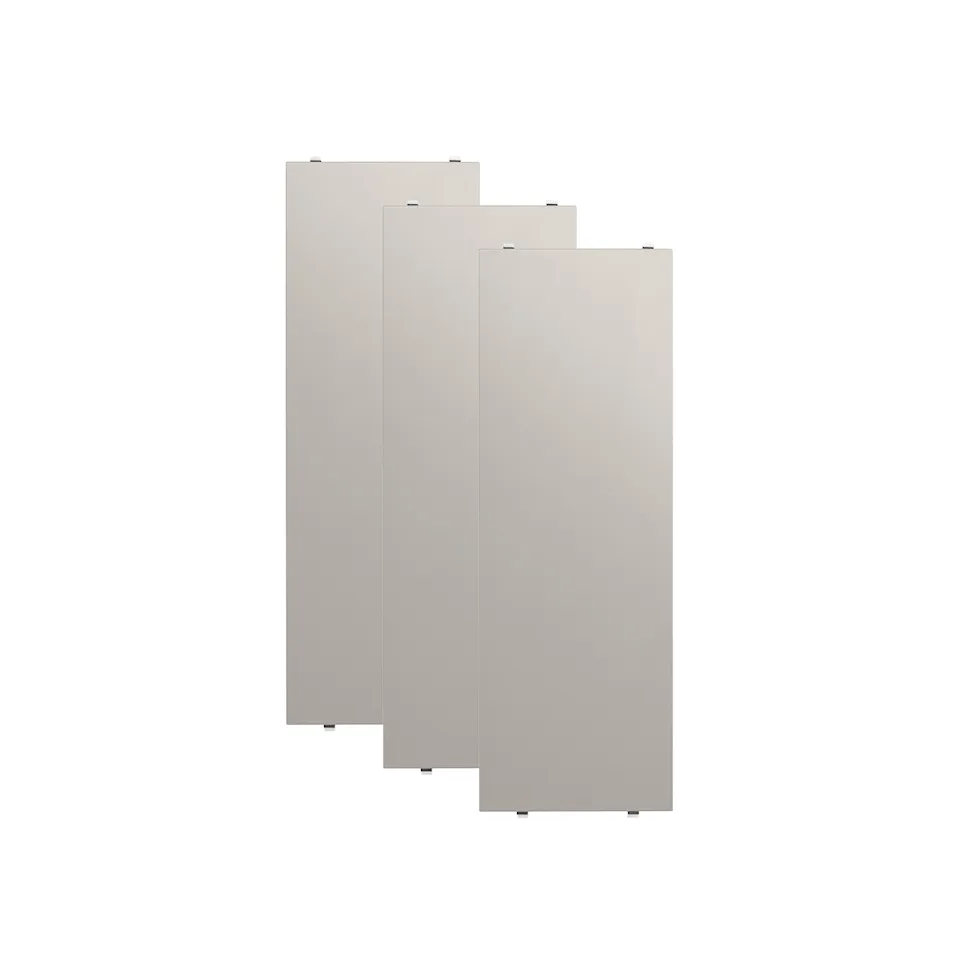 Hyldeplade 58x20cm 3-pack beige