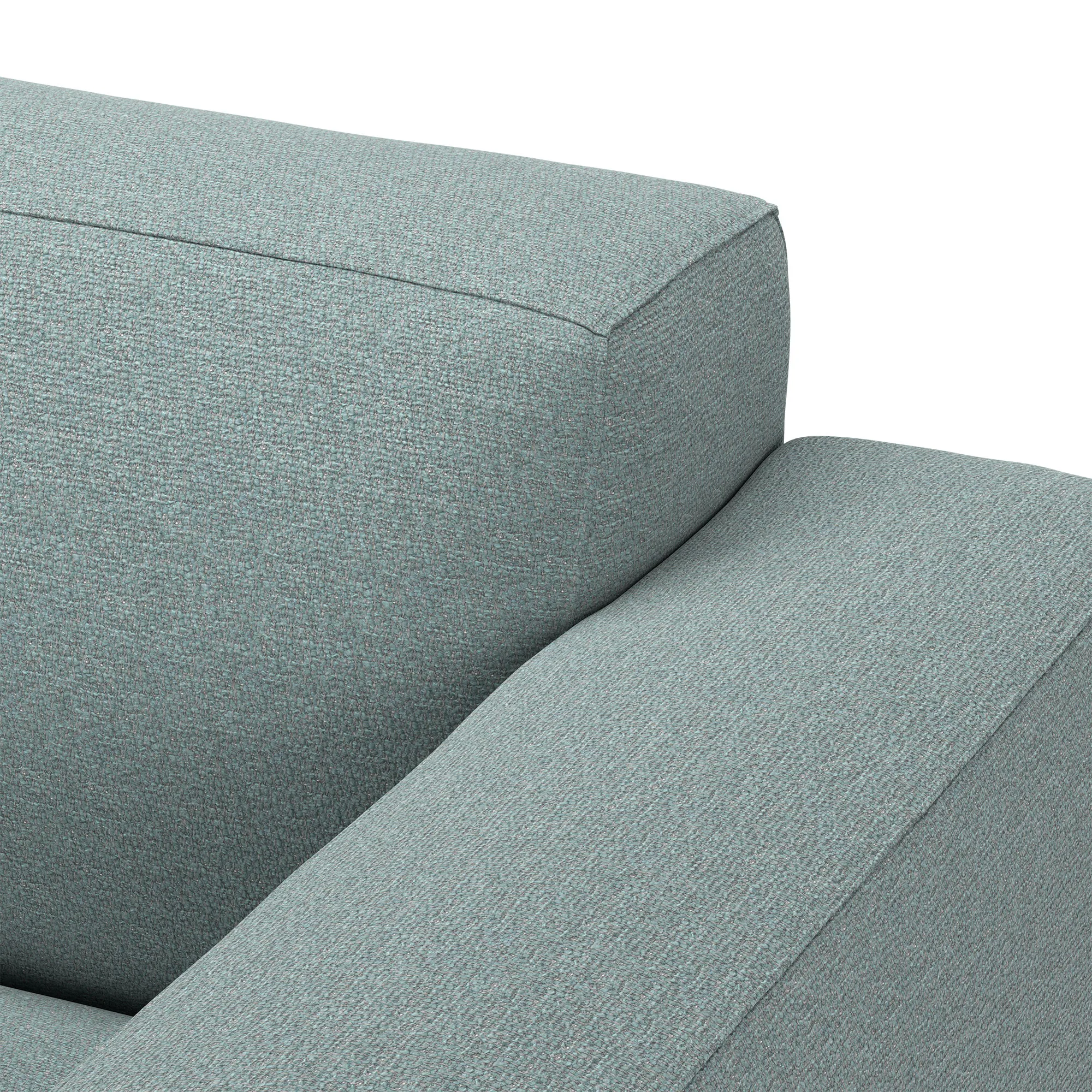 Brick 2-Seater Chaise Lounge Open End Left - 4