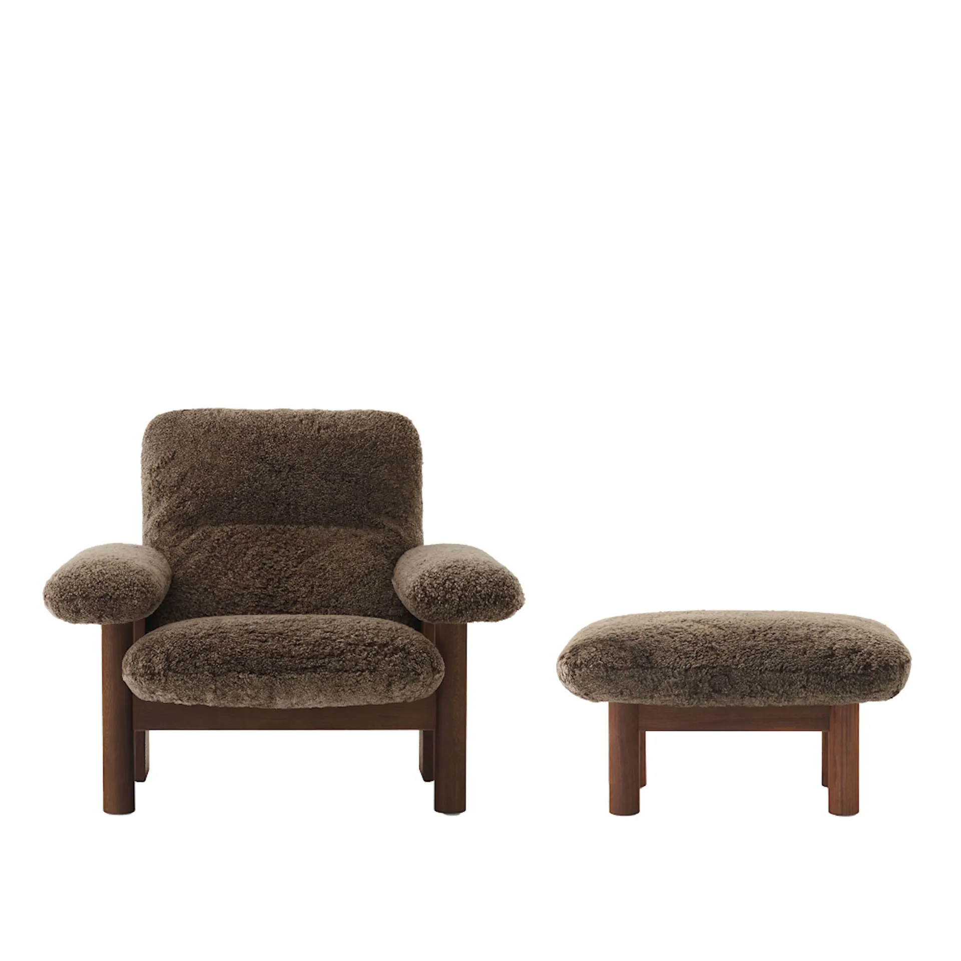 Brasilia Lounge Chair & Ottoman - Audo Copenhagen - NO GA