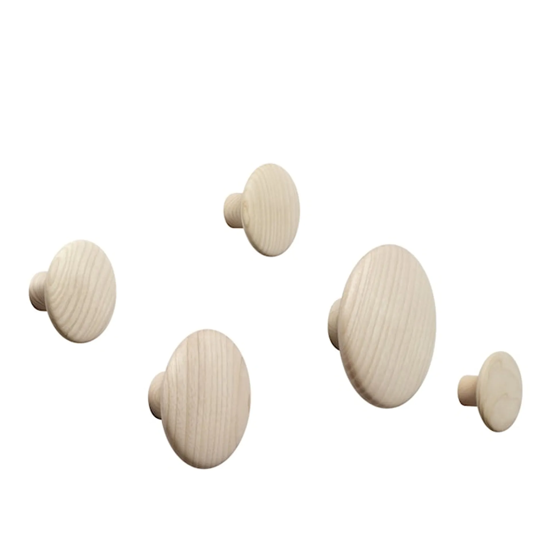 Dots Wood Coat Hanger Set of 5 - Muuto - NO GA