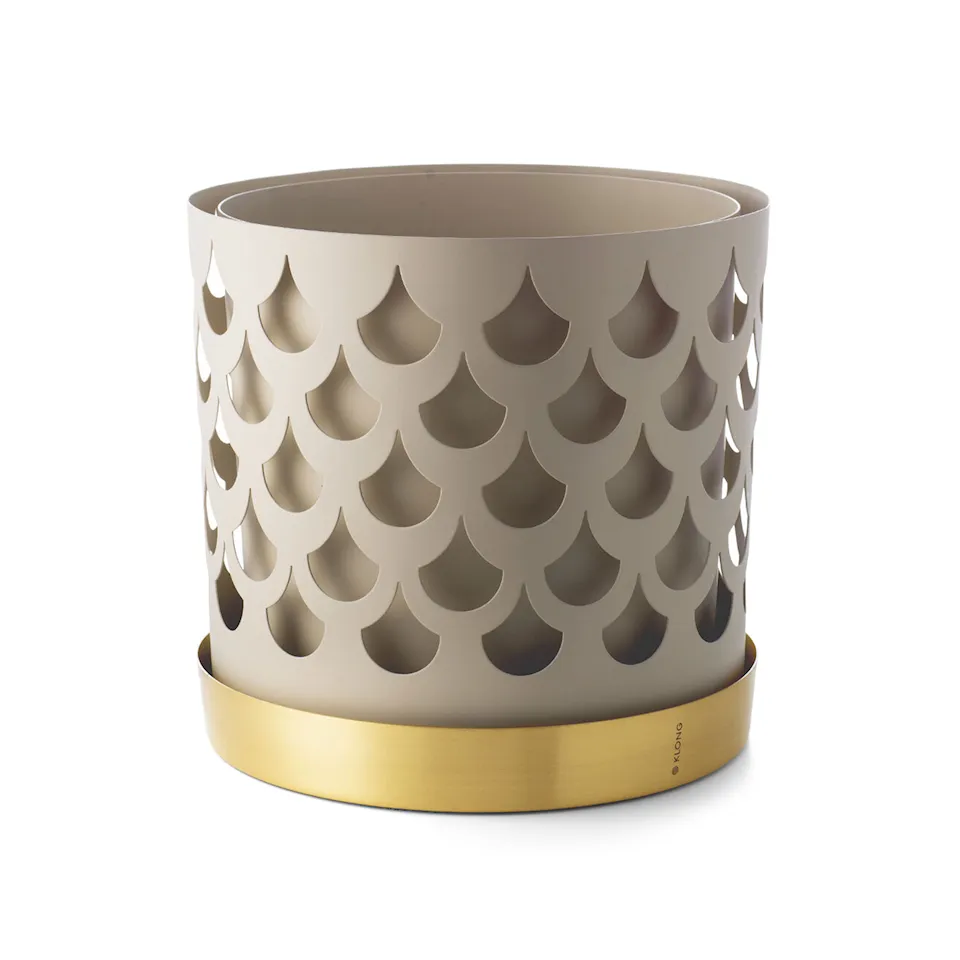 Trio Flower Pot Drop - Beige