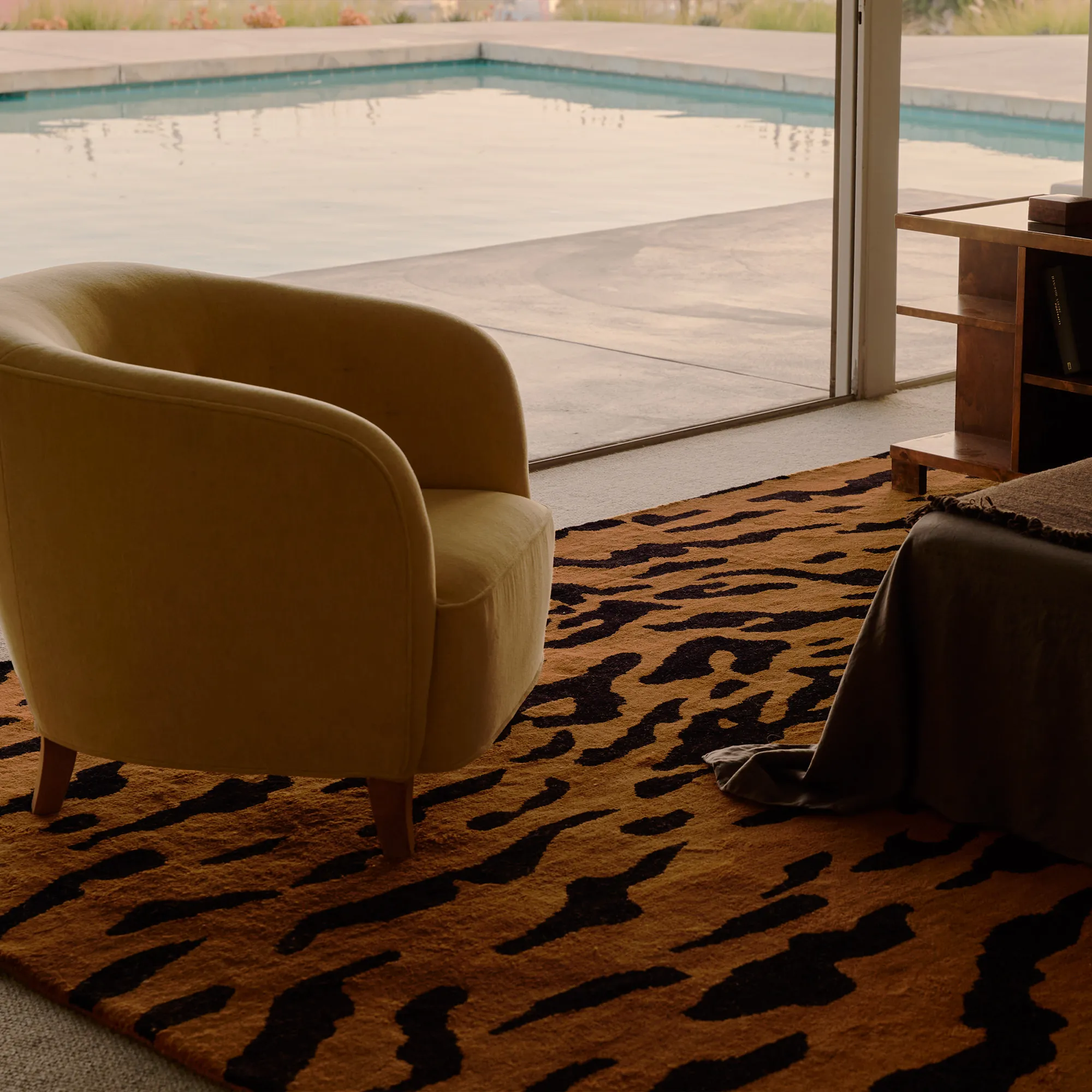 Tigris Rust/Black Wool Rug - 7