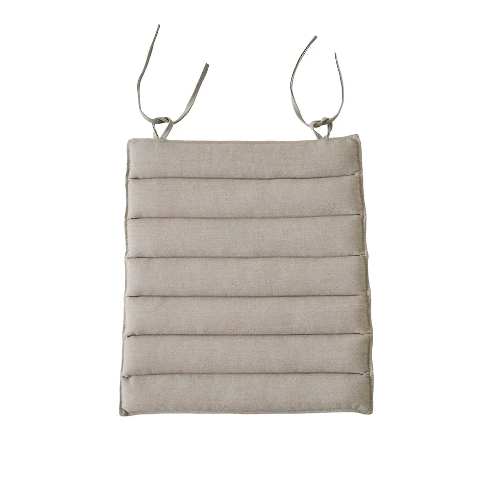 Seat cushion for Kallio dining chair without armrests beige canvas