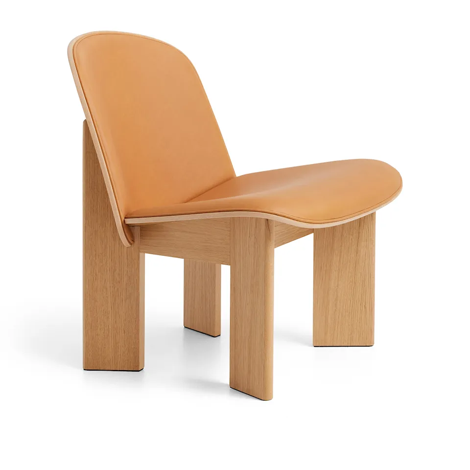 Chisel Lounge Chair Front Upholstery Oak