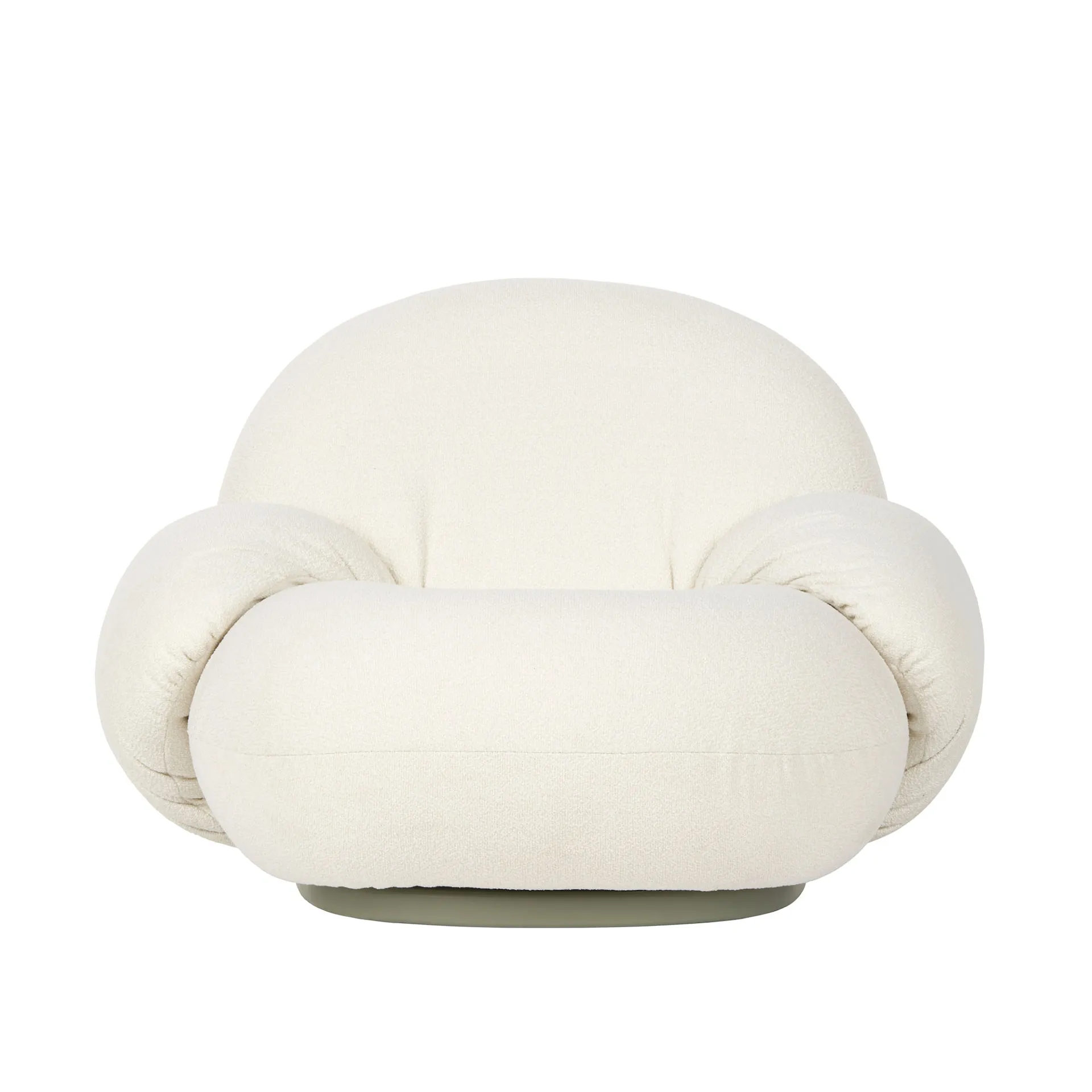 Pacha Outdoor Lounge Chair with armrest - Fully Upholstered, Swivel - Gubi - Pierre Paulin - NO GA