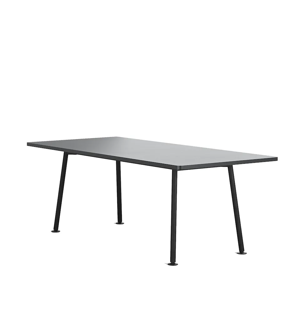 Landa Table - H730, W2000, D900, Black Laminate - Black