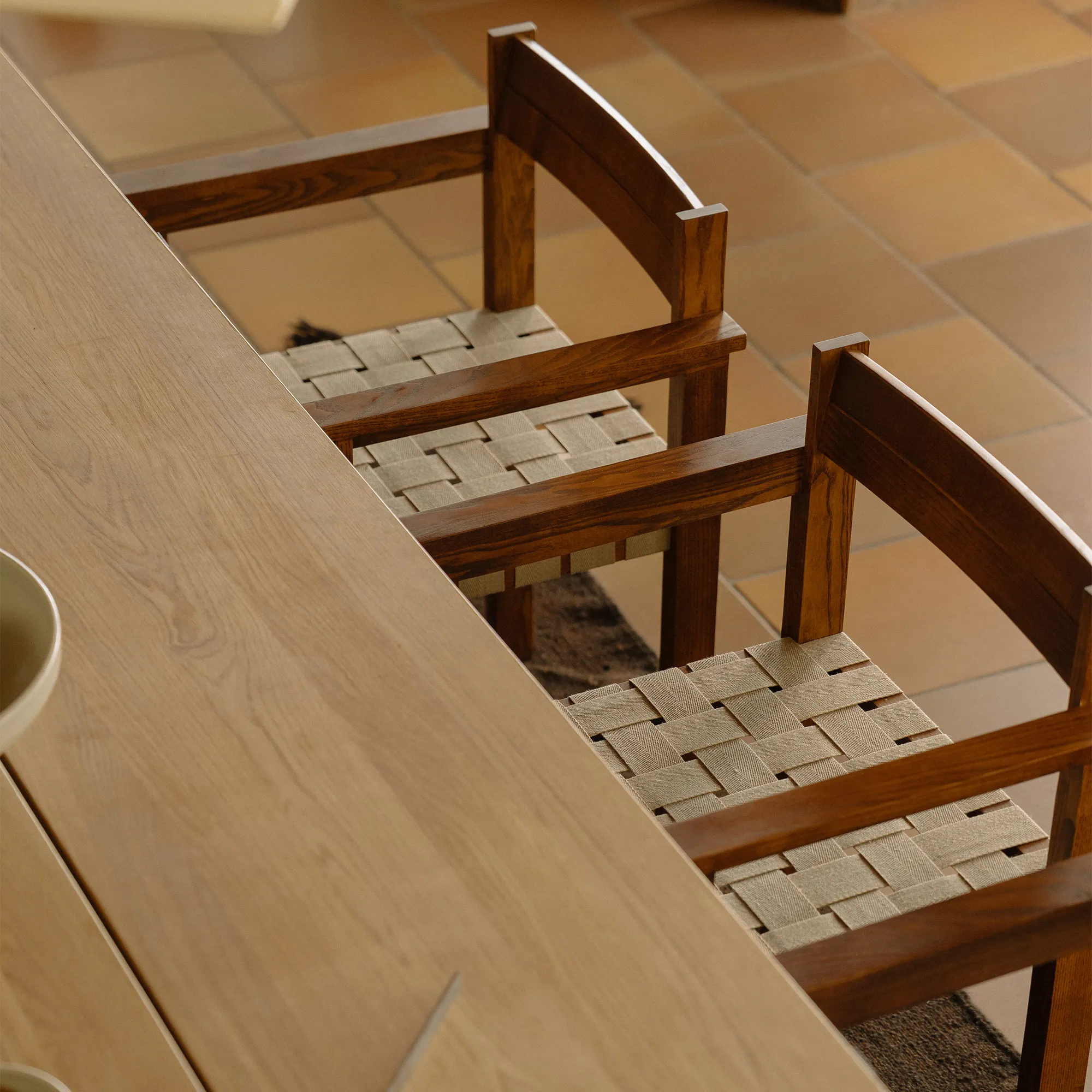Symmetry Armrest Chair dining chair - 11