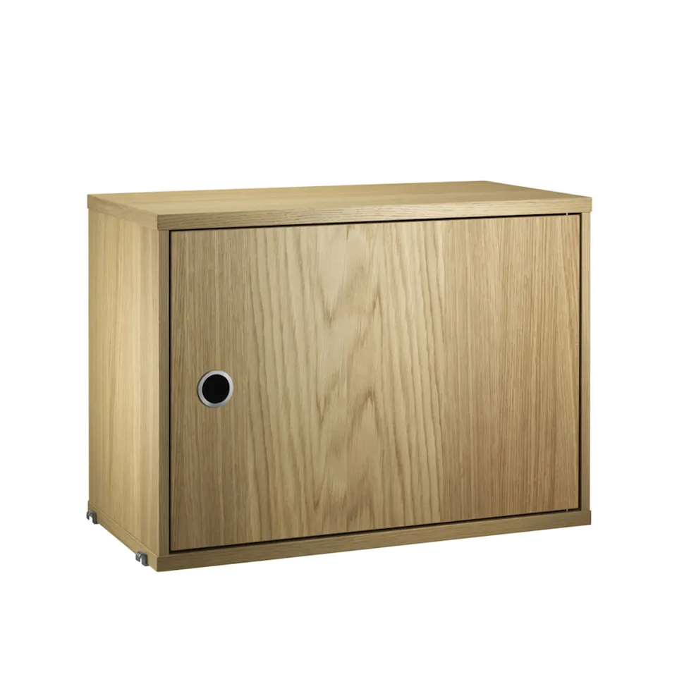 Top cabinet with swing door 58x30cm oak