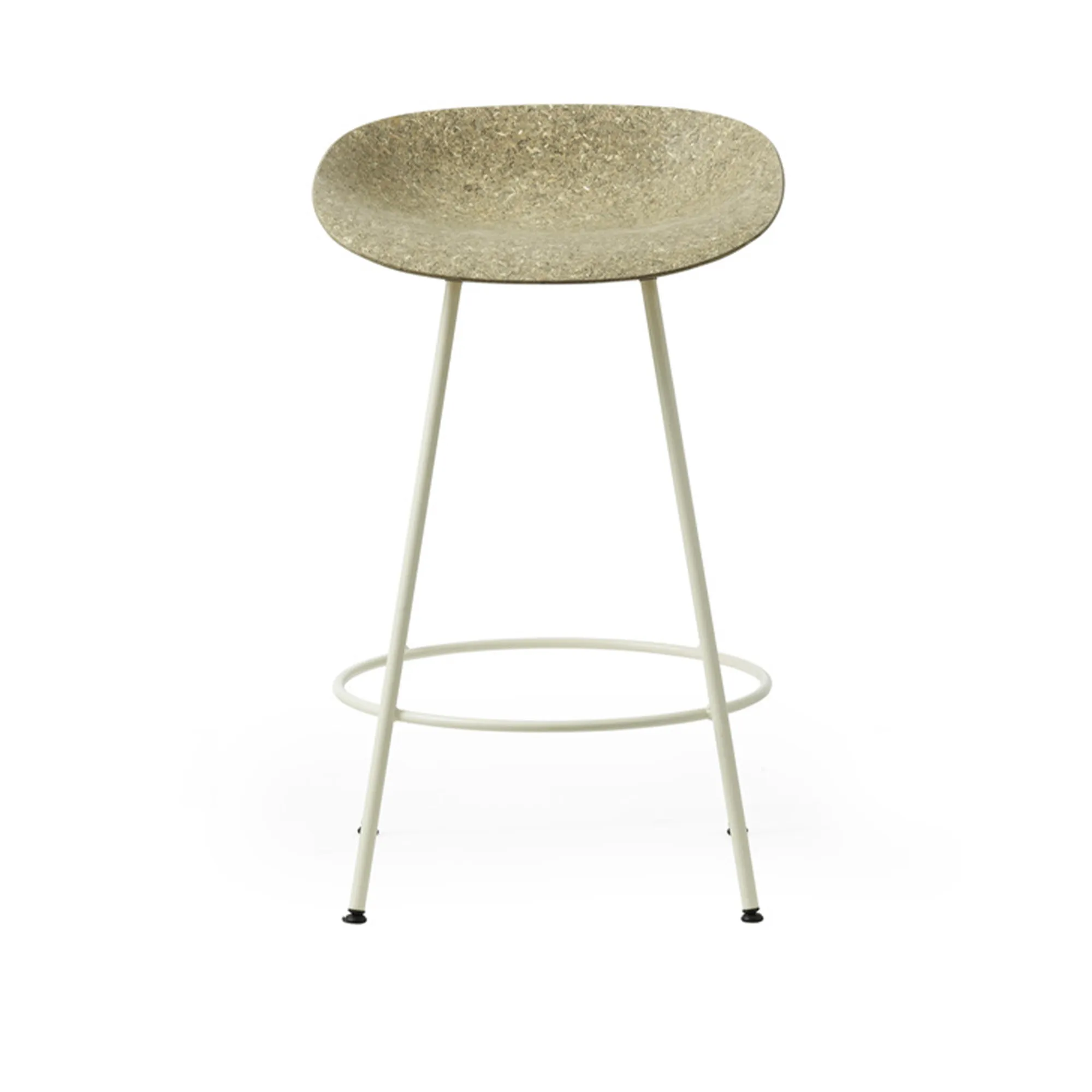 Mat Barstool 65 cm Cream Steel - 1