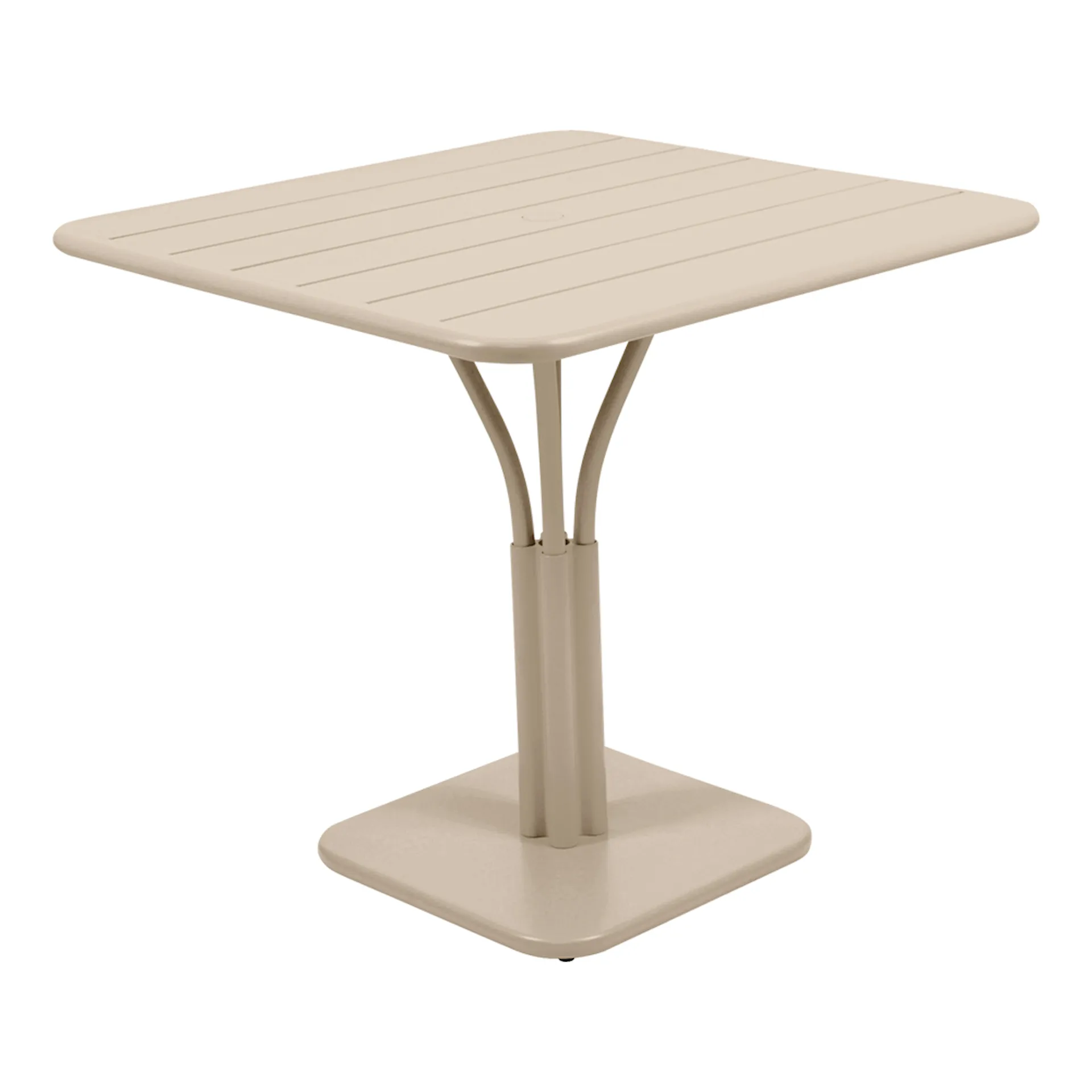 Luxembourg Pedestal Table 80x80 cm, Nutmeg - Fermob - NO GA