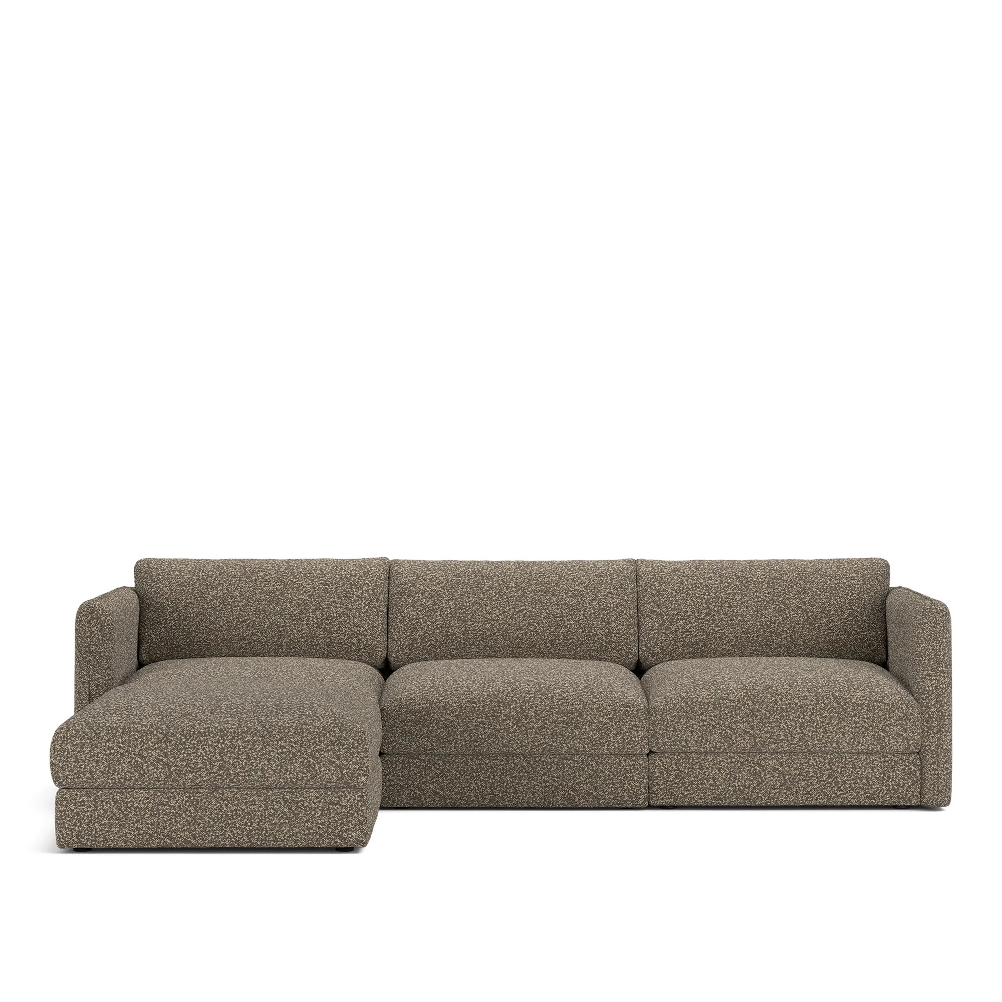 Pavarotti 03 3-personers sofa med fodskammel - 1