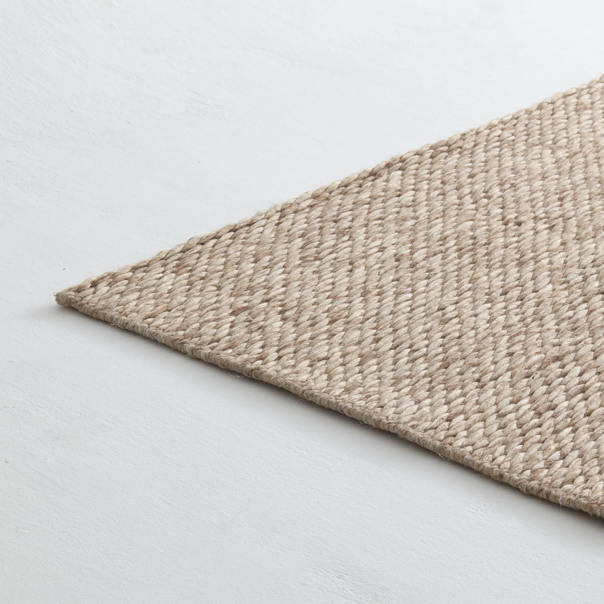 Braids Wool Matta - Beige Melange - Nordiska Galleriet Rugs - NO GA