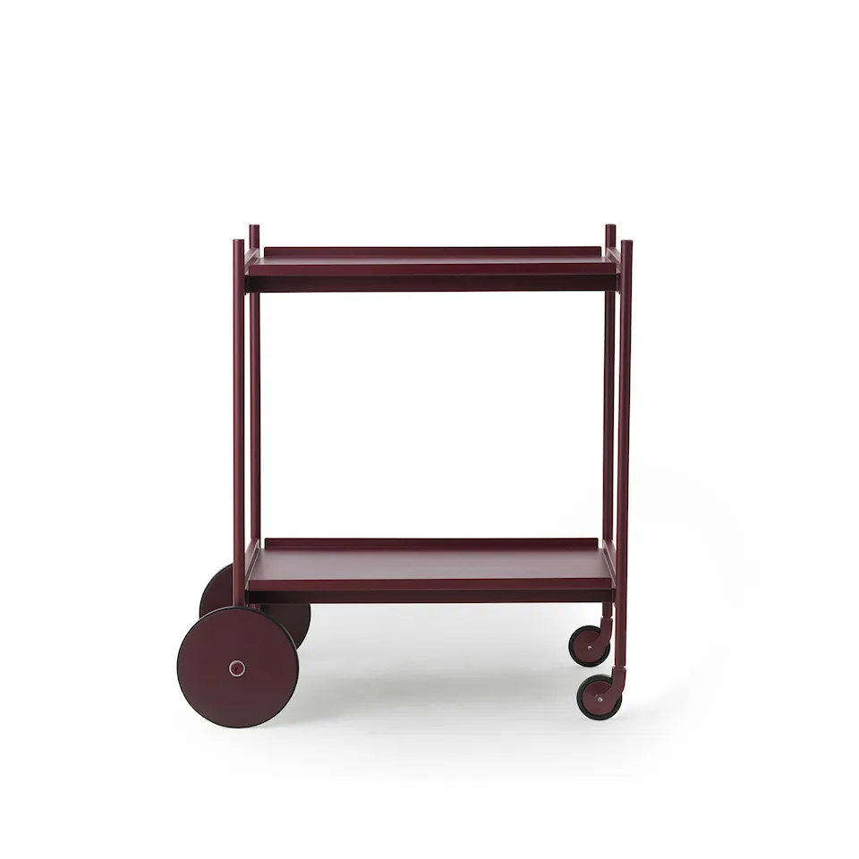 Rul serving trolley burgundy